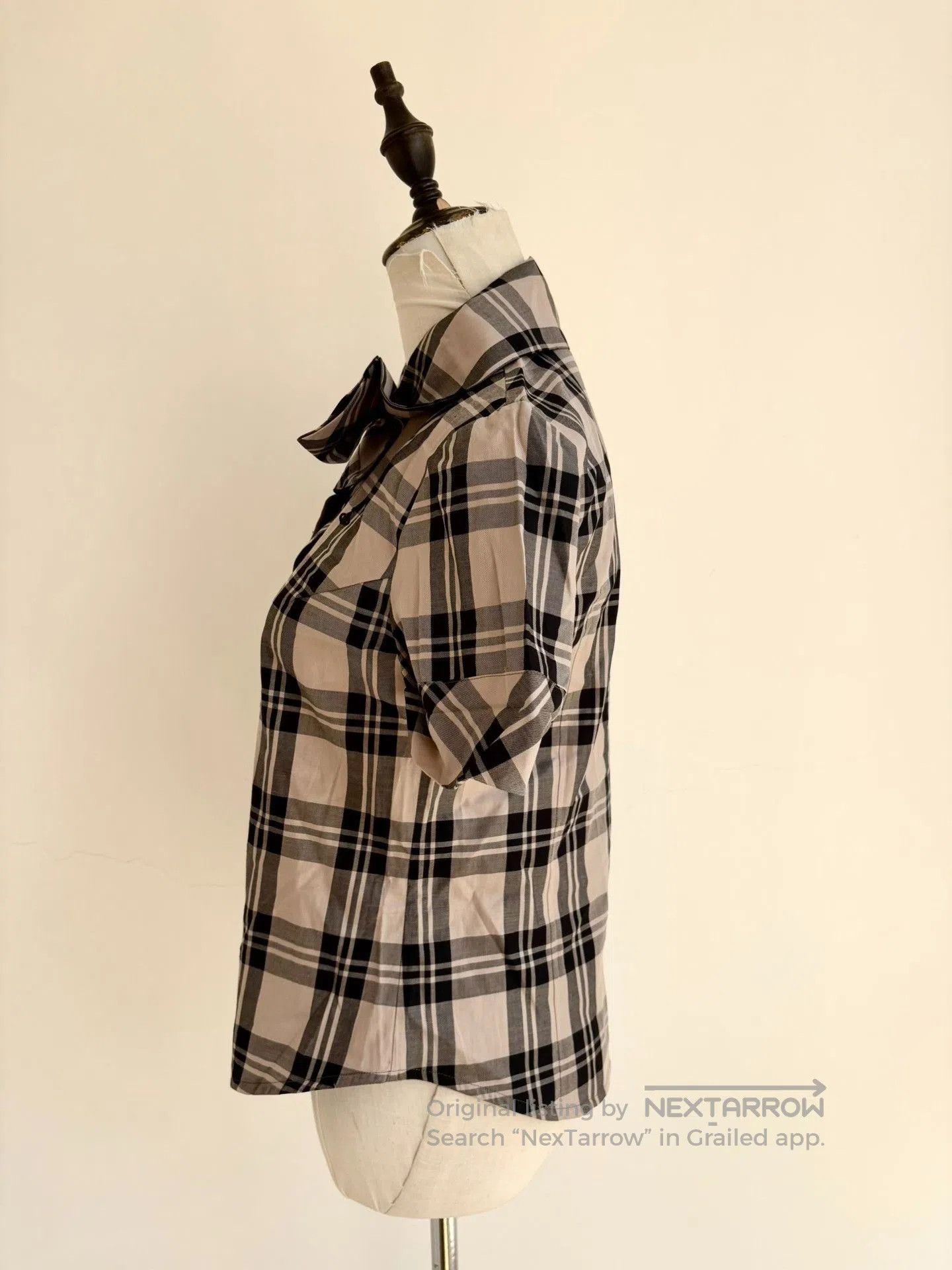 Vivienne Westwood Vivienne Westwood Vintage Beige Plaid Shirt. Size M / US 6-8 / IT 42-44 - 3 Thumbnail