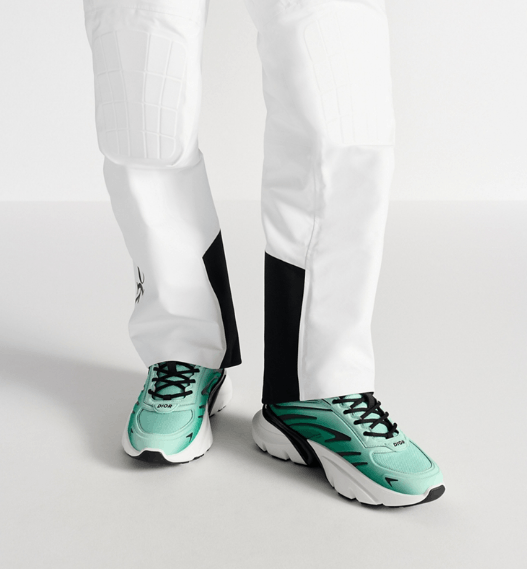 Dior o1w1db10426 3SN306 B44 Blade Low-Top Sneakers in Green Size US 5.5 / EU 38 - 5 Thumbnail