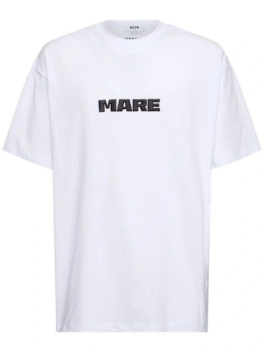 MSGM o1lsvrm0425 Cotton T-Shirt in White Size US XS / EU 42 / 0 - 1 Thumbnail