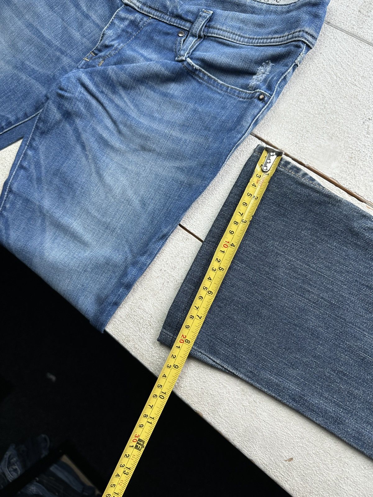 Levi's LOW BOOTCUT🚨Vintage 90s Levis Jeans 547 03 Light Wash Denim Size 28" / US 6 / IT 42 - 16 Thumbnail