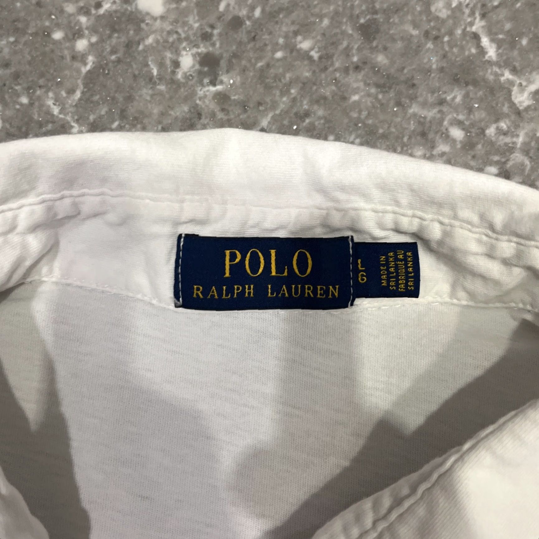Polo Ralph Lauren Polo Ralph Lauren Polo Shirt Sailboat Nautical Beach Patch White L Mens Regular Short Sleeve Button Collar Knit Cotton Size US L / EU 52-54 / 3 - 4 Thumbnail