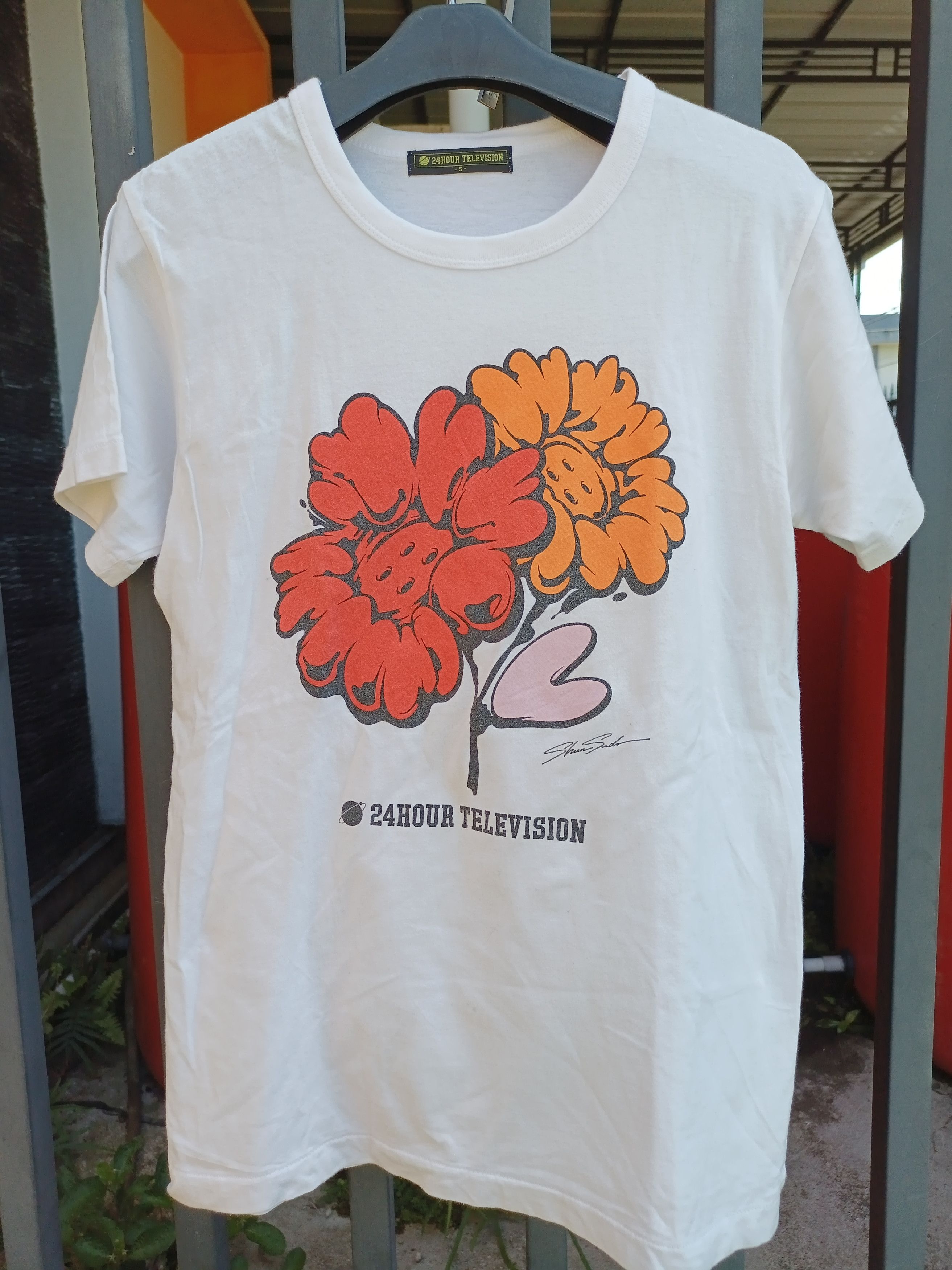 Japanese Brand × Vintage Vintage Single Stitch 24 Hour Television X Shun Sudo Tees Size US S / EU 44-46 / 1 - 18 Thumbnail