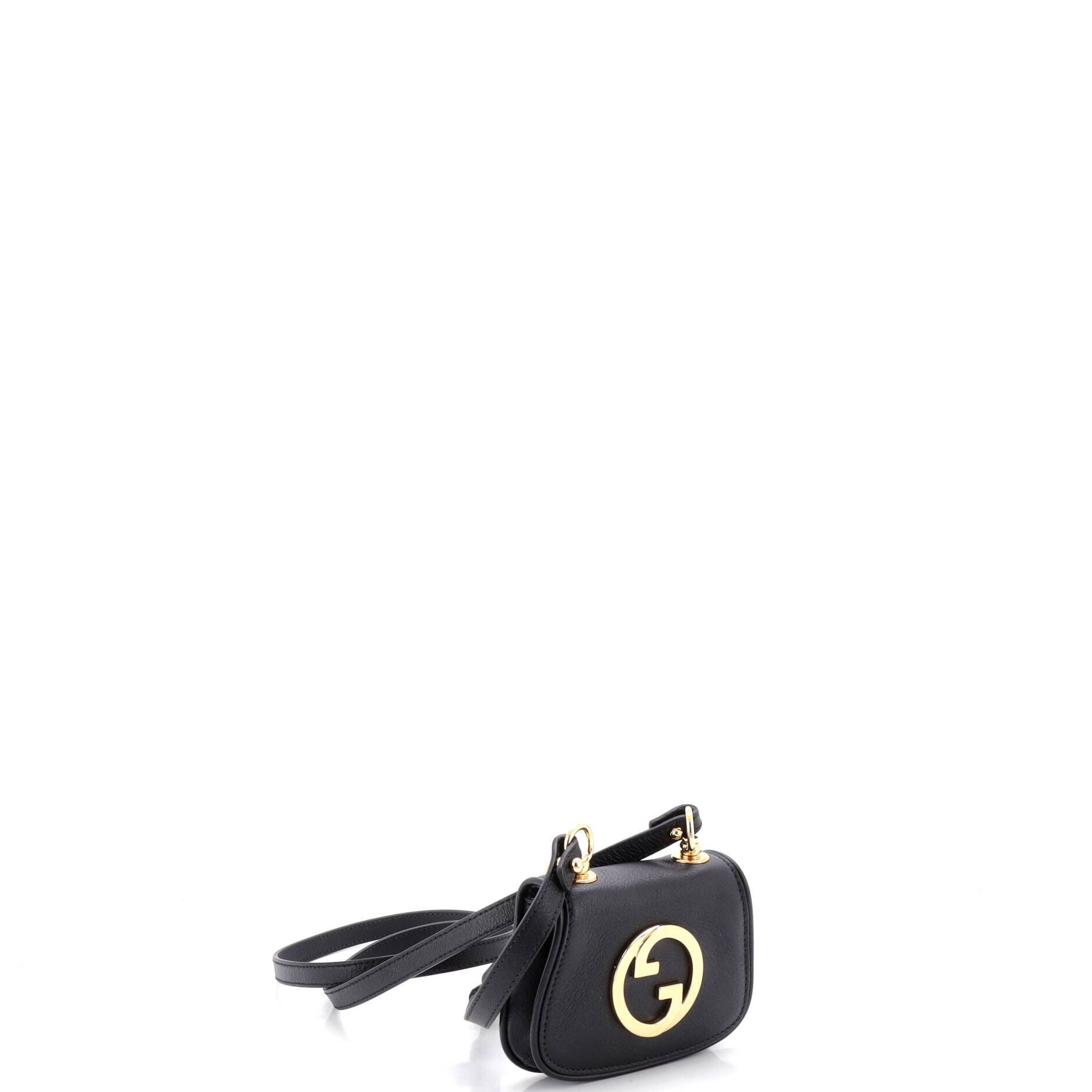 Gucci Blondie NM Card Case Wallet with Strap Leather Size ONE SIZE - 1 Thumbnail
