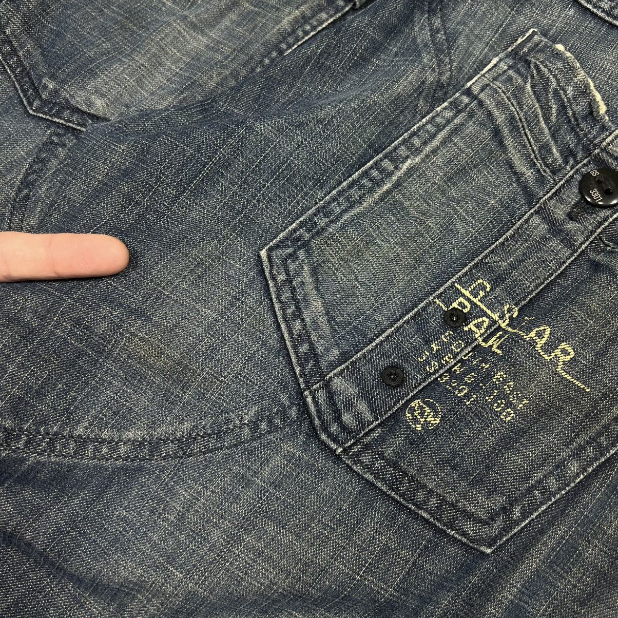 G-Star Vintage Y2K G Star Raw Japanese Style Denim Distressed Jeans Size US 30 / EU 46 - 15 Thumbnail