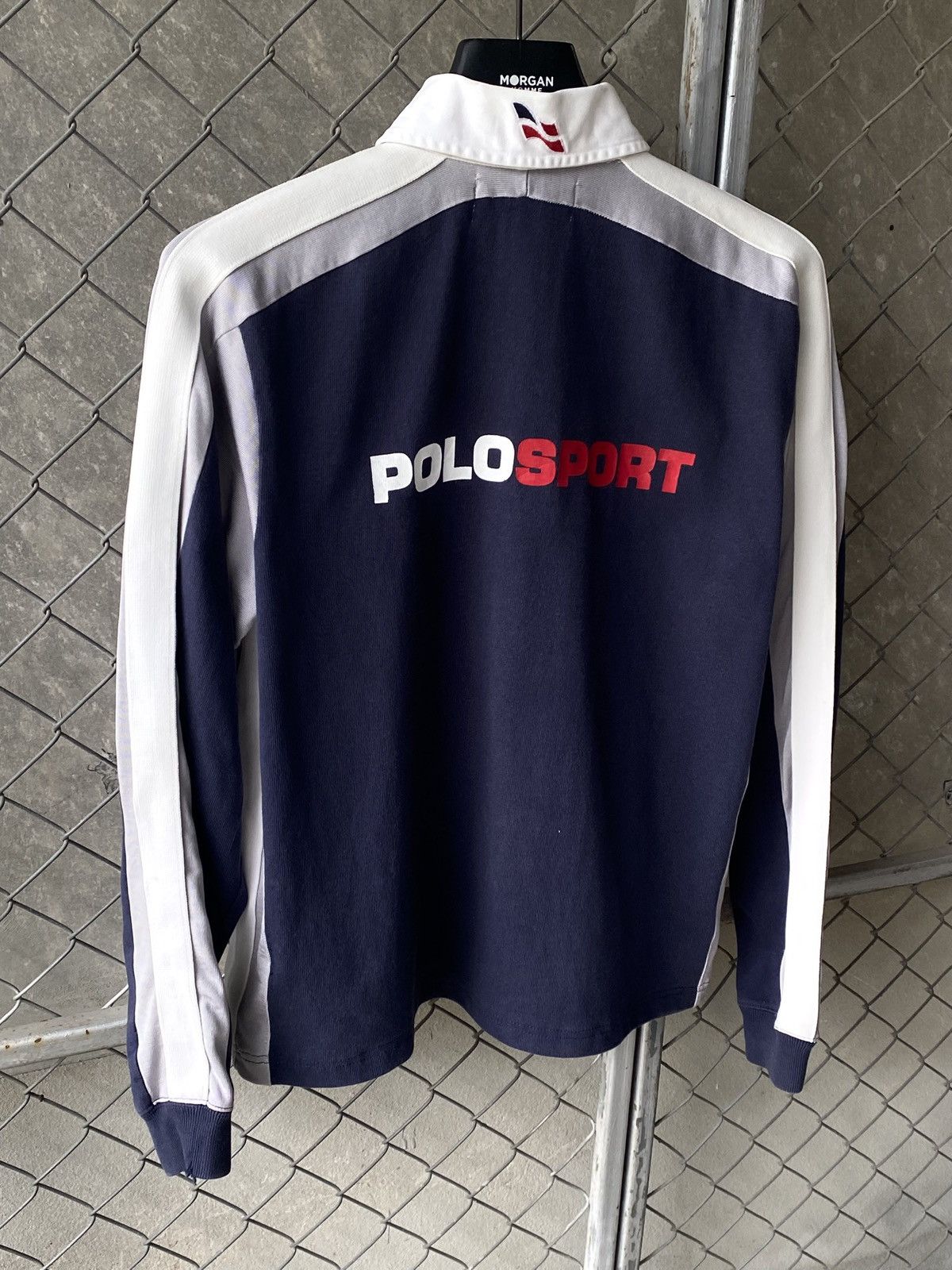 Polo Ralph Lauren × Vintage 90s POLO SPORT RUGBY HALF ZIP Size US M / EU 48-50 / 2 - 2 Thumbnail