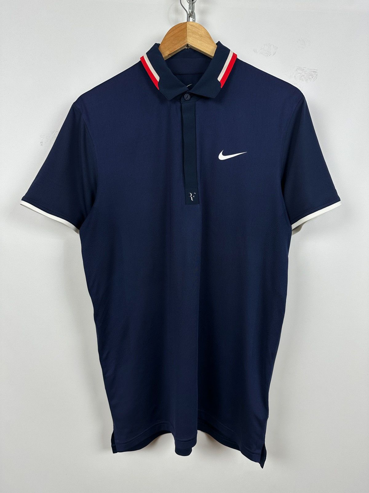 Nike Nike Roger Federer RF 2012 Open NYC Tennis Polo Shirt Size US M / EU 48-50 / 2 - 1 Thumbnail