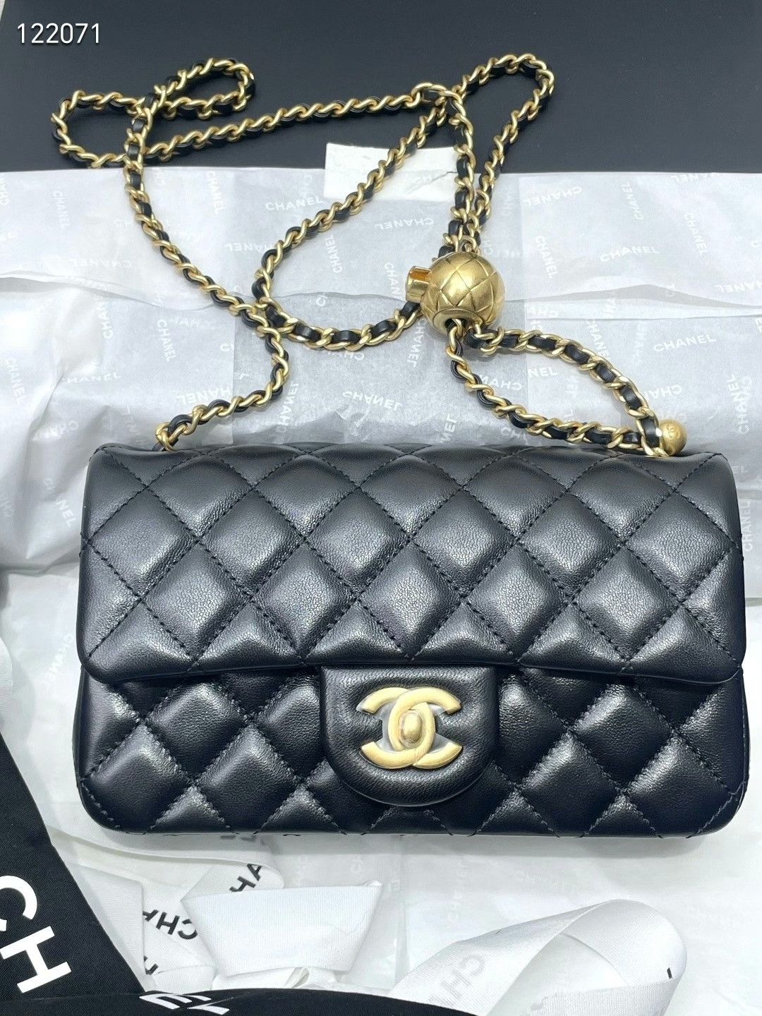 Chanel Chanel 26C Quilted Lambskin Gold Ball CF Bag Size ONE SIZE - 1 Thumbnail