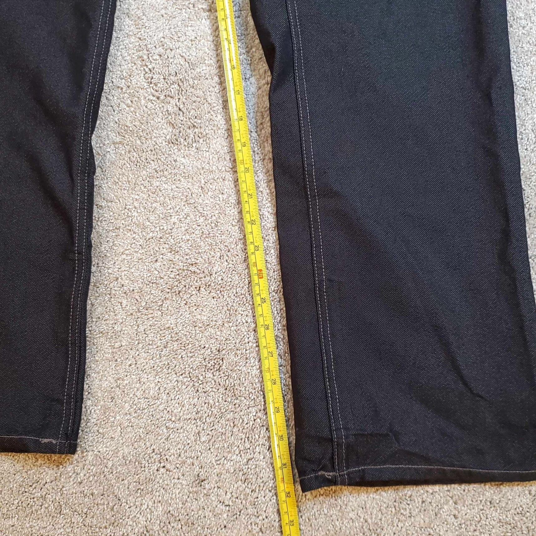 Denime McDONALDS FAST FOOD EMPLOYEE Denim Pants Jeans Size 22-R Dark Wash Charcoal Belt Loops Regular Unisex Adults Jeans Style Straight Vintage No Size 40" / US 18 - 6 Thumbnail