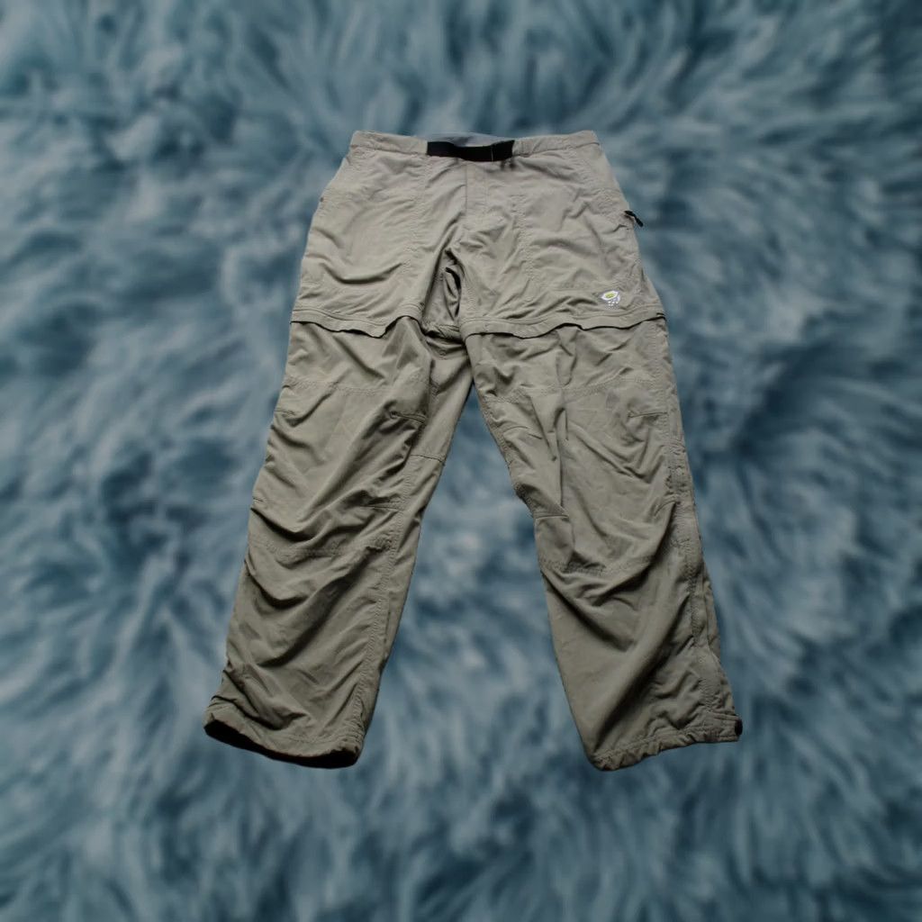 Mountain Hardwear Mountain Hardwear Pants Mens Large Khaki Convertible Zip Off Hiking Nylon Trail Size US 33 - 1 Thumbnail