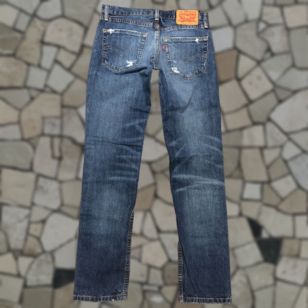 Levi's Levi's 511 Denim Jeans Slim Straight Distressed Mens 31x32 Blue Jeans Slim Straight Distressed Mens 31x32 Blue Levi's 511 Size US 31 - 1 Thumbnail