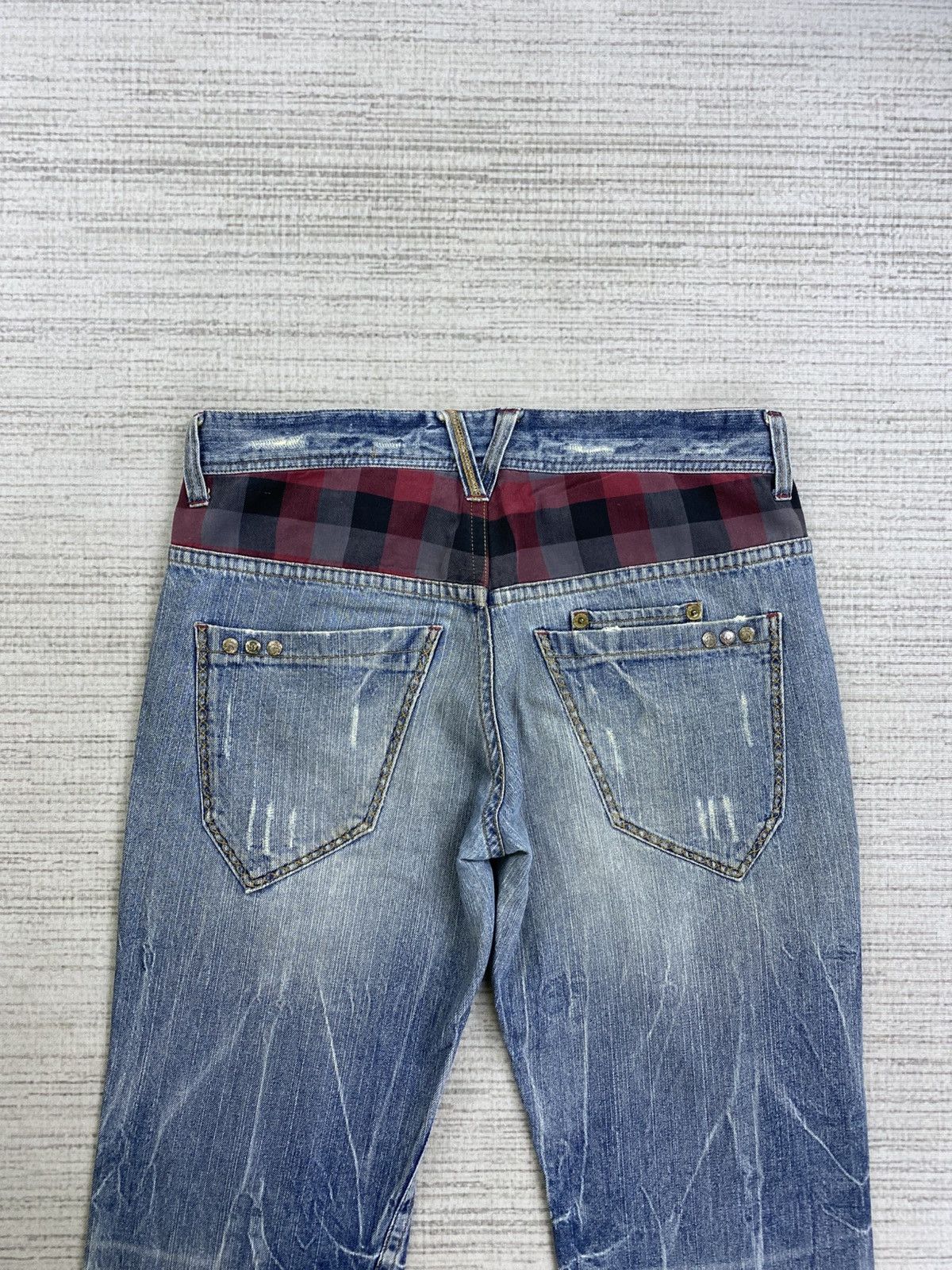 Hysteric Glamour Vintage Uj Comtempo Punk Mud Wash Rare Denim Pants Size US 34 / EU 50 - 13 Thumbnail