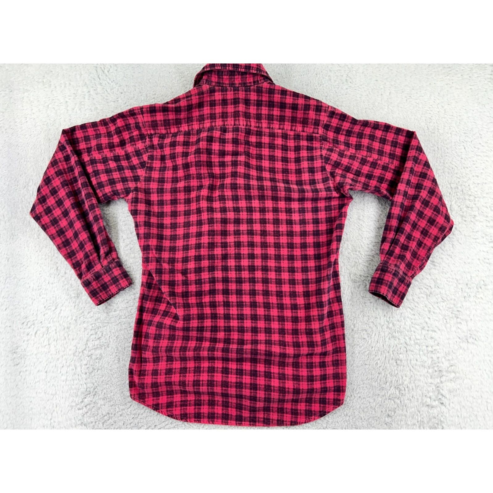 Vintage VINTAGE Eagles Ridge Shirt Men M Pink Plaid 100% Cotton Flannel Pockets Button-Up Decade: 90s Theme: Camping, Outdoor, American Mens Size US M / EU 48-50 / 2 - 2 Thumbnail