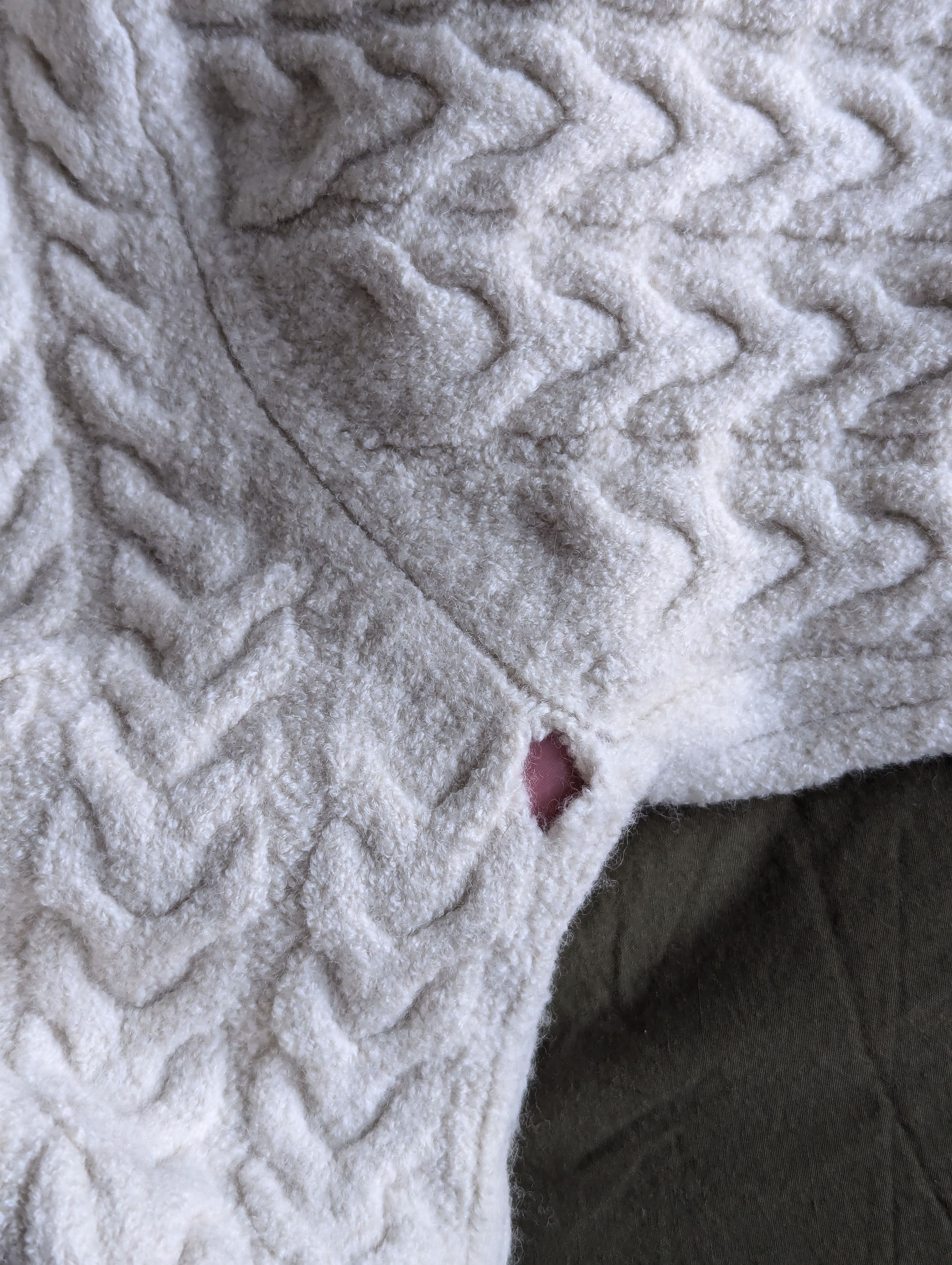 Saks Fifth Avenue White cable knit sweater cable knit jumper knives out style Size US XS / EU 42 / 0 - 11 Thumbnail