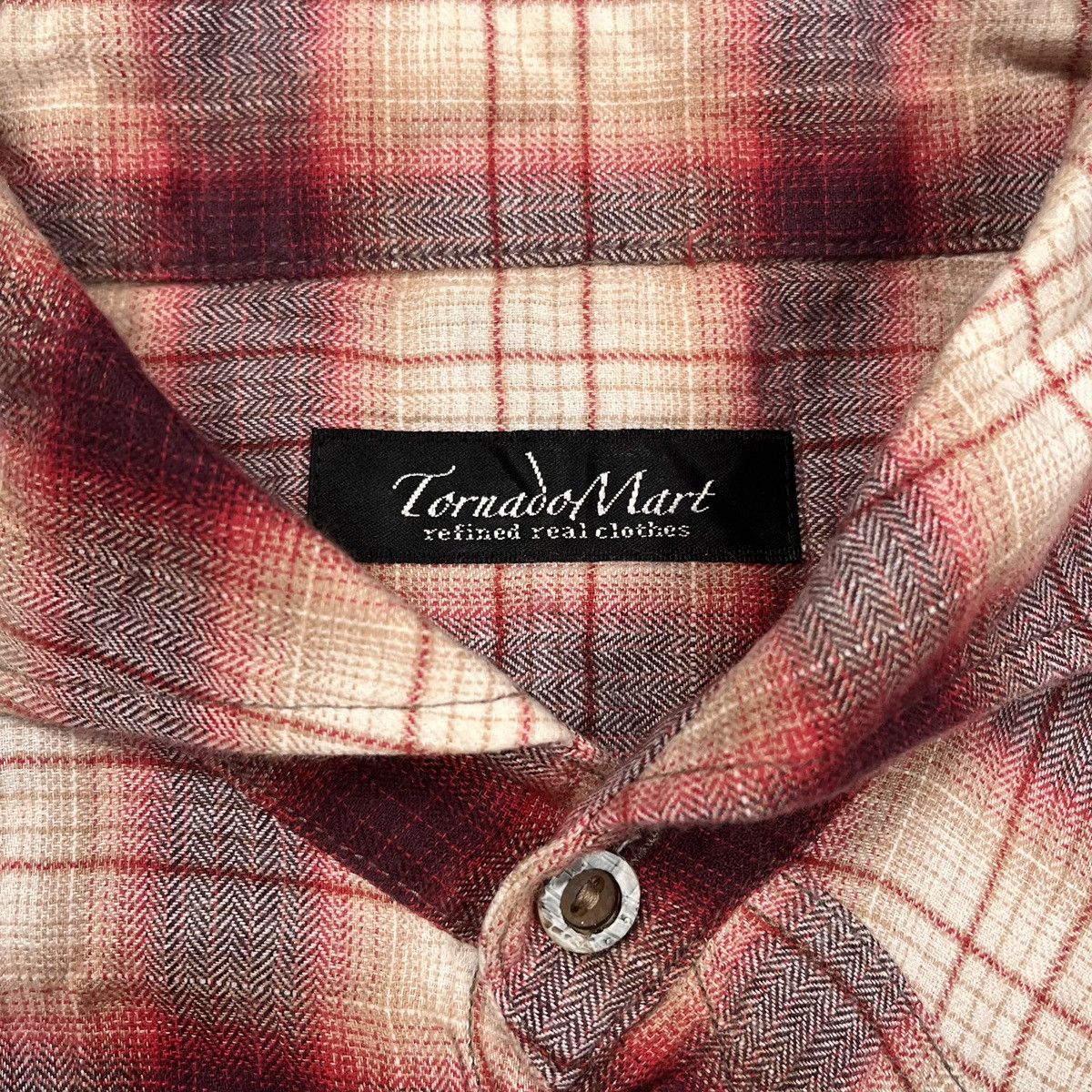 Tornado Mart Tornado Mart Asyimmetric Pattern Button Up Size US M / EU 48-50 / 2 - 6 Thumbnail