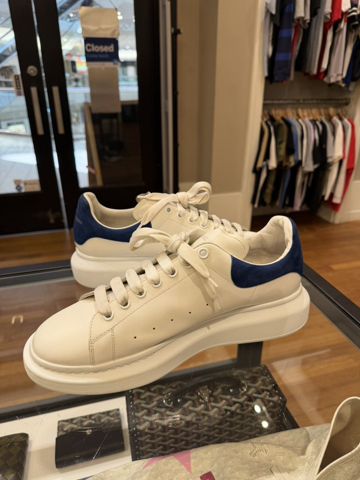 Alexander McQueen Alexander McQueen Oversized Sneaker - Blue Suede Heel Size US 14 / EU 47 - 4 Thumbnail