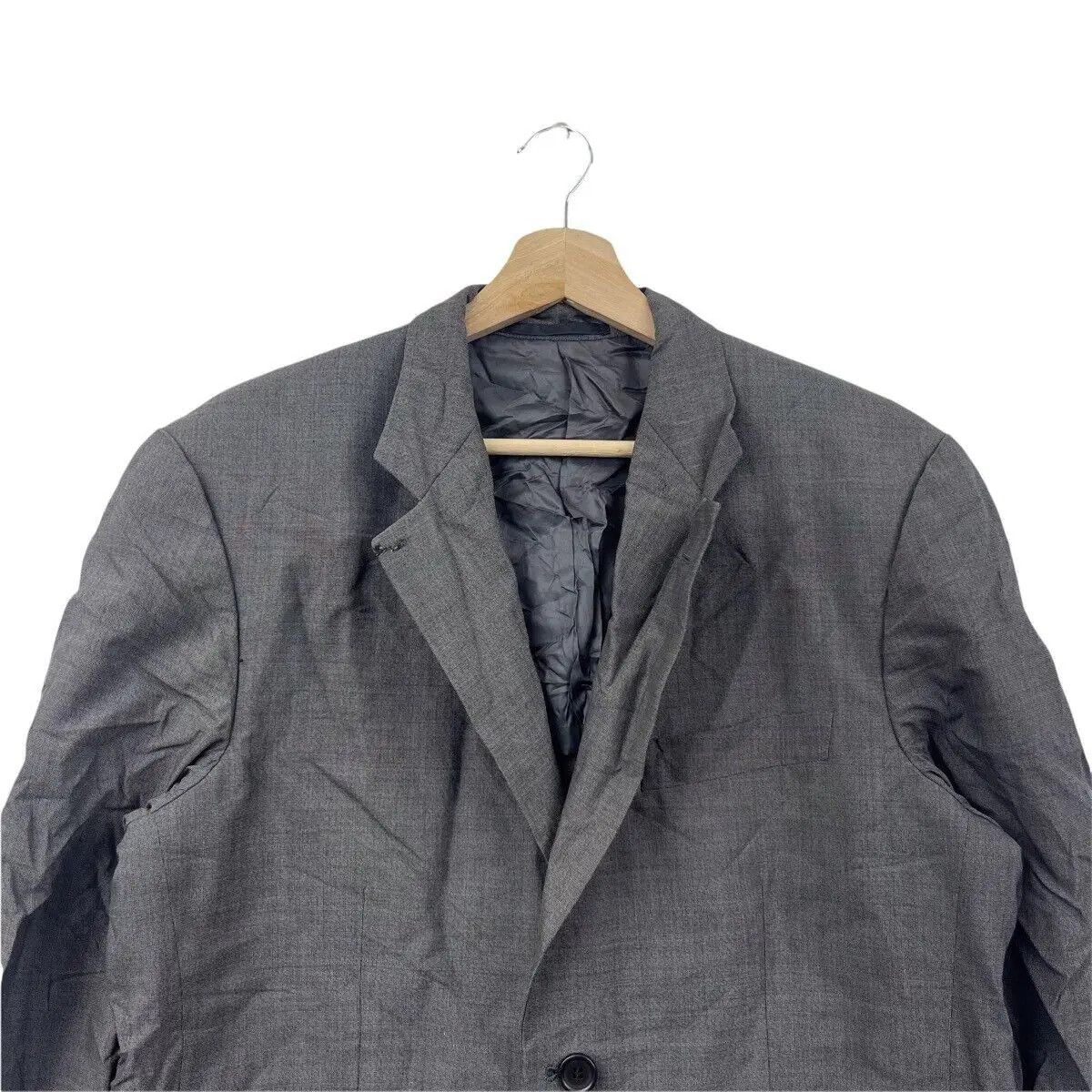 Cerruti 1881 Vintage CERRUTI 1881 SHAPES Collection Pure New Wool Blazer Size 44R - 3 Thumbnail