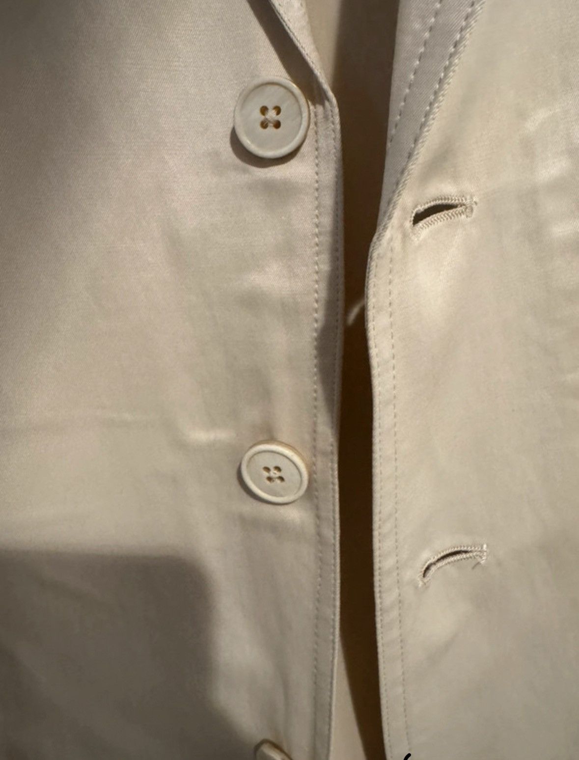 Dries Van Noten Dries Van Noten Cream Light Blazer Size US L / EU 52-54 / 3 - 5 Thumbnail