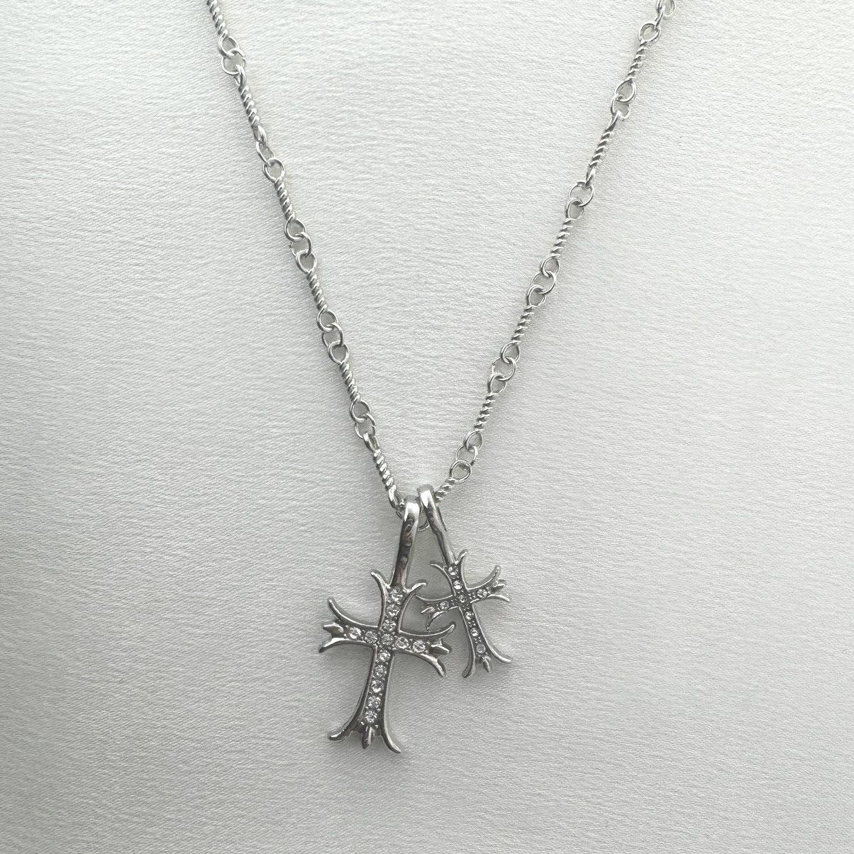 Designer CZ Cross Pendant Necklace for Men Women Hip Hop Unisex Style Size ONE SIZE - 2 Thumbnail