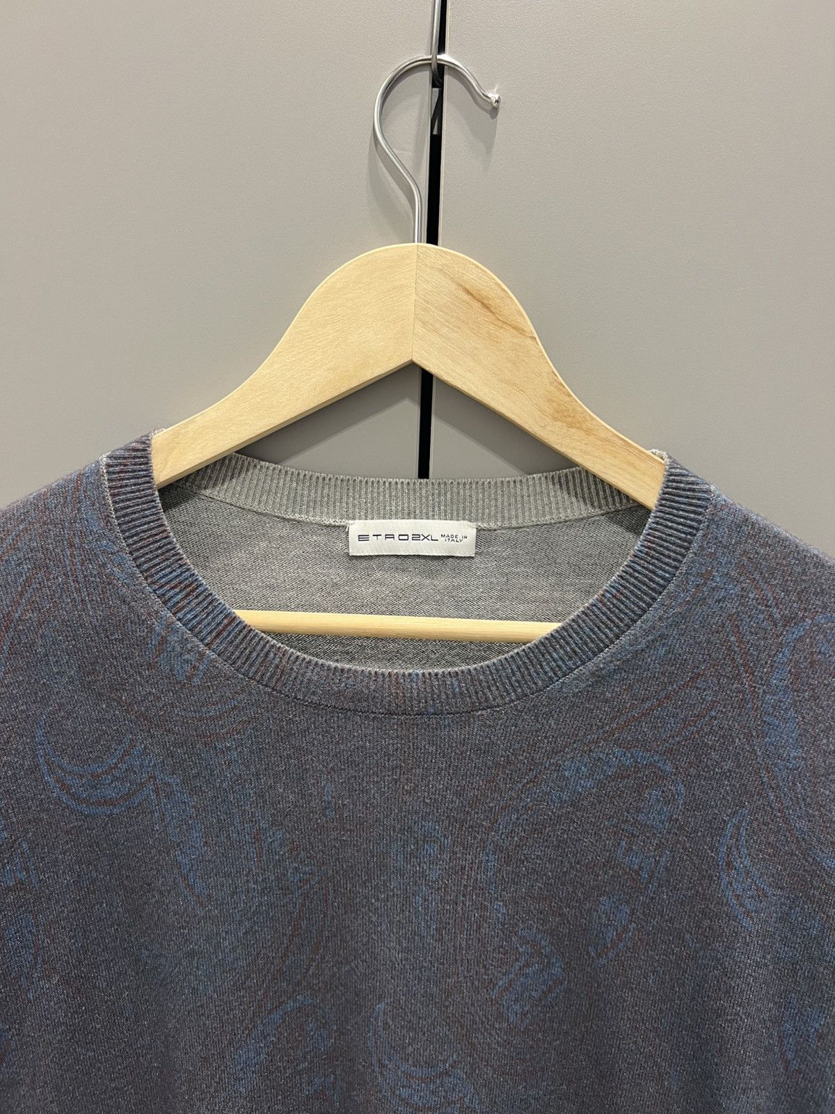 Etro Etro Pattern Sweatshirt Laxury Vintage Size US XXL / EU 58 / 5 - 14 Thumbnail
