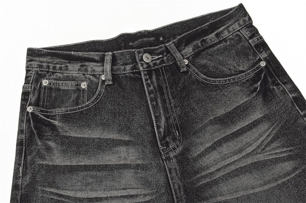 Japanese Brand American high street trend washed distressed straight jeans Size US 32 / EU 48 - 4 Thumbnail