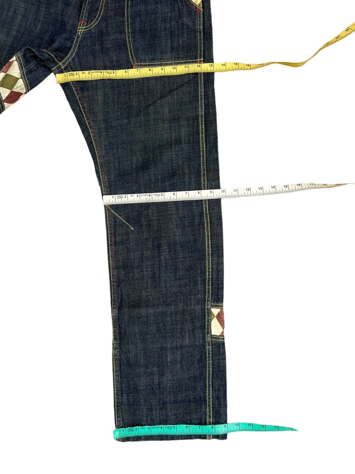 Vintage Vintage SACRIFICE Japan Union Made Hybrid Denim Jeans Size US 34 / EU 50 - 4 Thumbnail