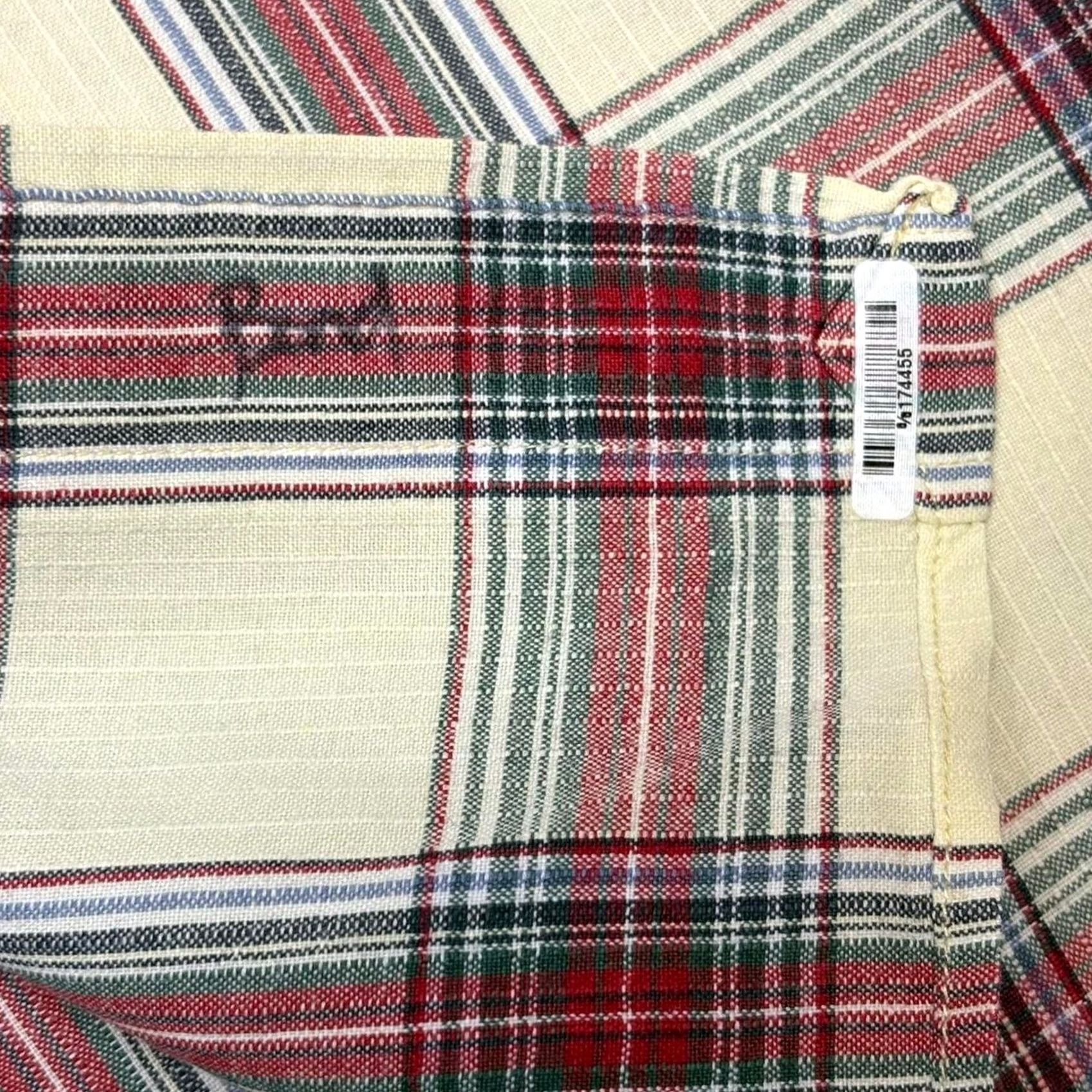 Ralph Lauren VINTAGE Polo Ralph Lauren Shirt Cream Red Plaid Long Sleeve Button-Down XXL Womens Men? Size US XXL / EU 58 / 5 - 5 Thumbnail
