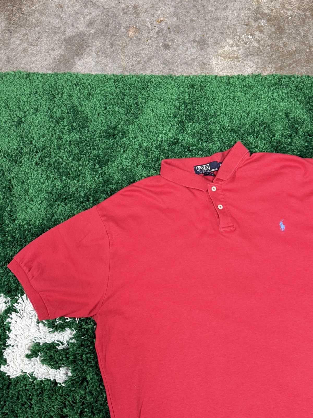 Polo Ralph Lauren Polo Ralph Lauren Classic Red Logo Shirt XL Size US XL / EU 56 / 4 - 2 Thumbnail