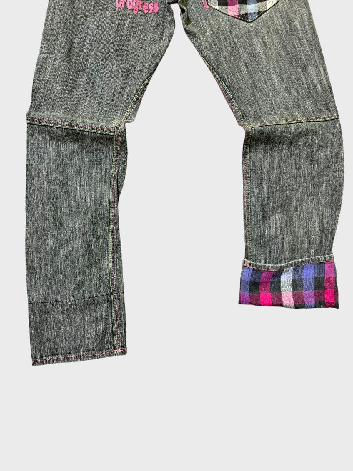 If Six Was Nine Dominate Handcrafted Plaid Tartans Junya Watanabe Denim Size US 32 / EU 48 - 15 Thumbnail