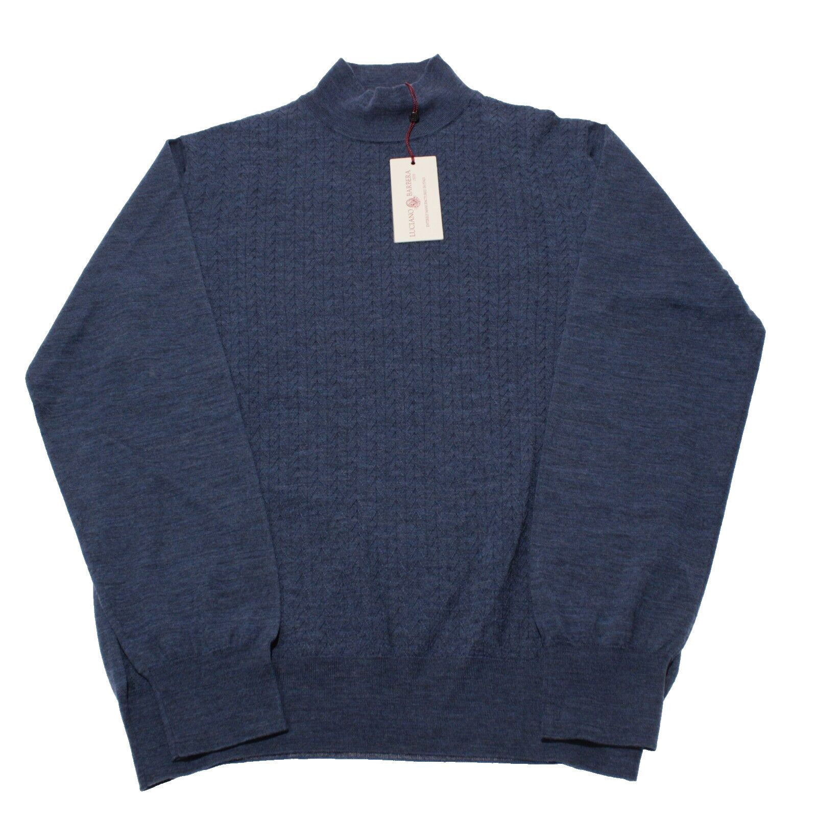 Luciano Barbera Luciano Barbera Sweater Size US M in Blue Size US M / EU 48-50 / 2 - 3 Thumbnail