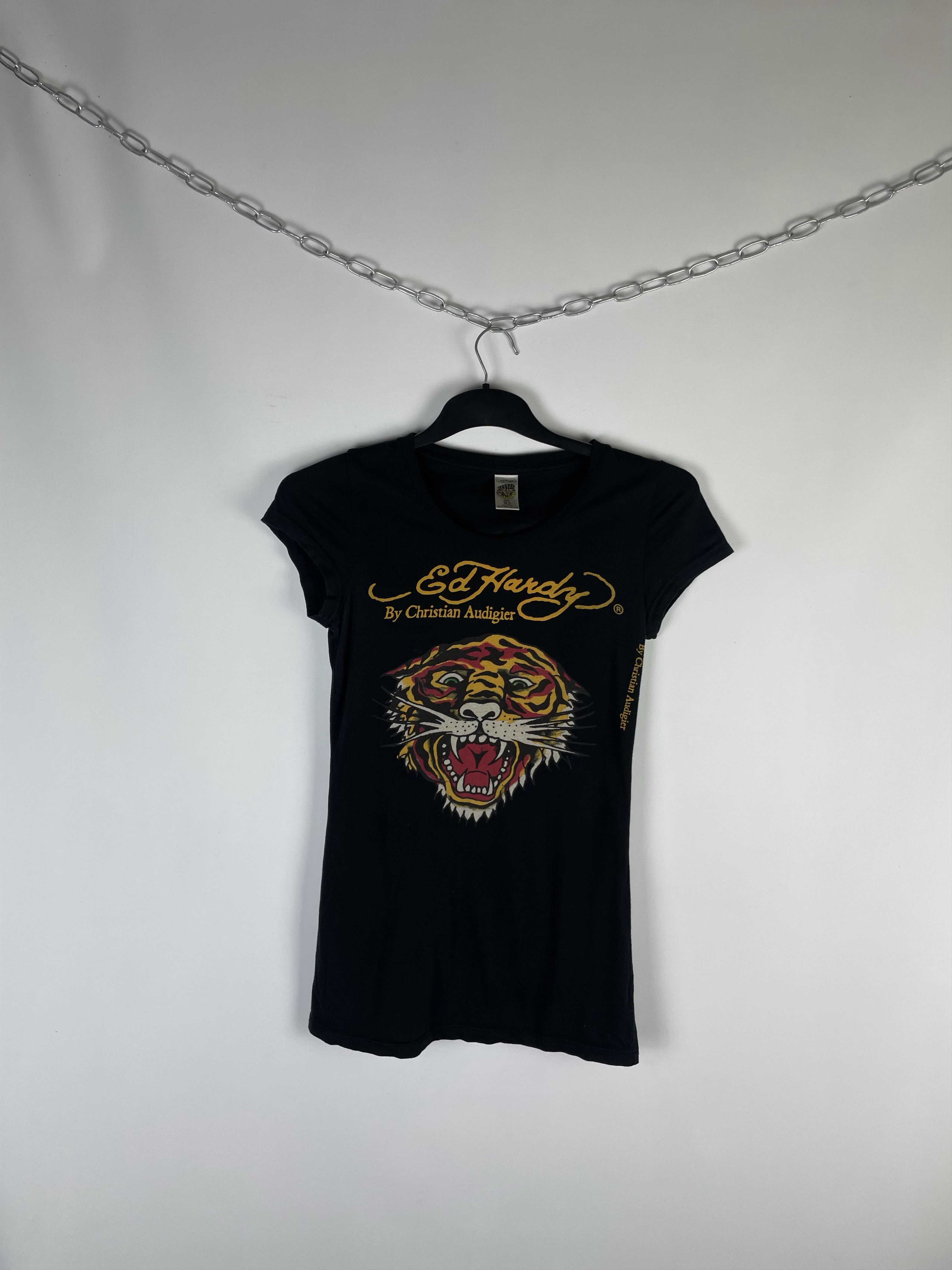 Christian Audigier Vintage Y2K Ed Hardy Tee Size XS / US 0-2 / IT 36-38 - 1 Thumbnail