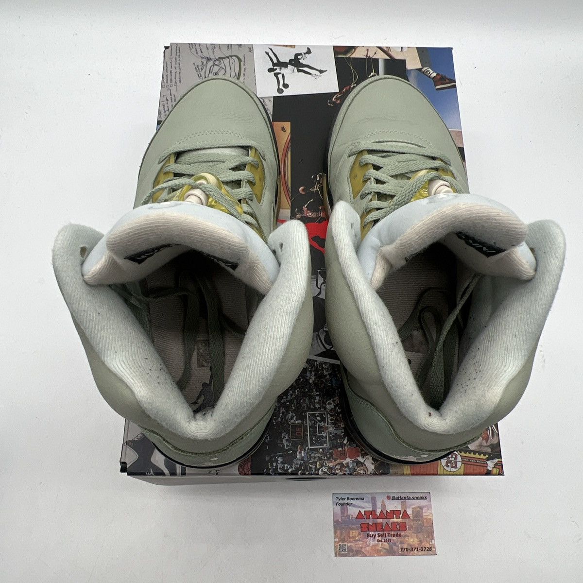 Jordan Brand Air Jordan 5 Jade horizon Size US 8.5 / EU 41-42 - 7 Thumbnail