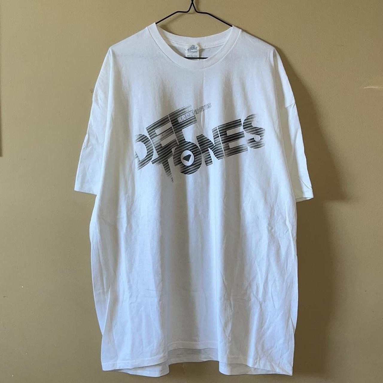 image of Band Tees x Vintage 2008 Deftones Diamond Eyes Nu Metal Band Tee in White, Men's (Size 2XL)