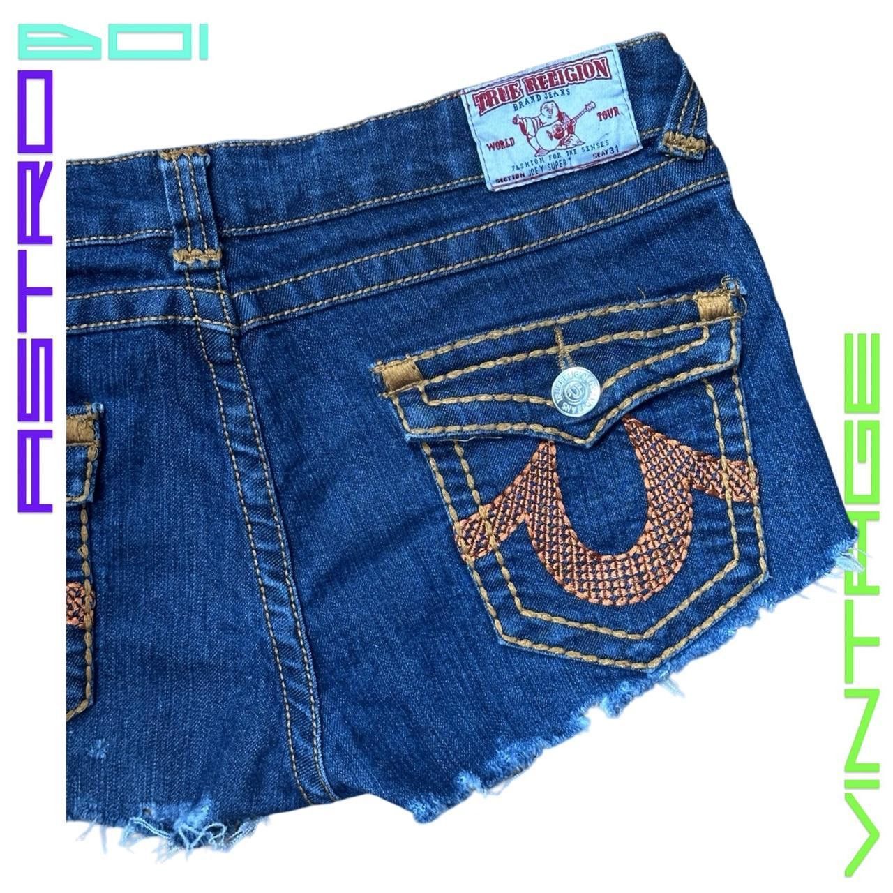 True Religion VINTAGE TRUE RELIGION BLUE DENIM SHORTS _ 32" Size 32" / US 10 / IT 46 - 1 Thumbnail