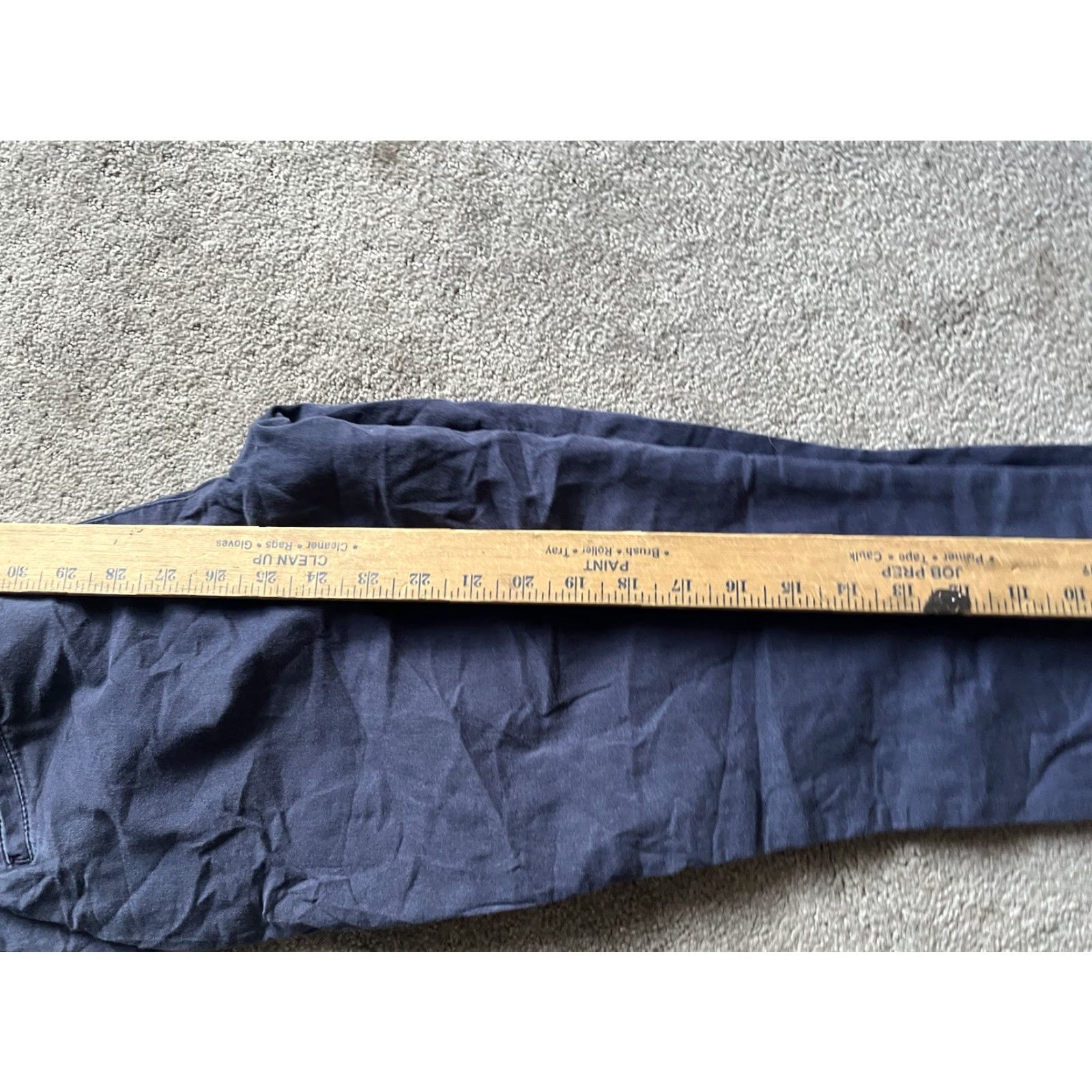 Gap Gap Khakis Skinny Mini Pants Women 2 Navy Blue Cotton Blend Flat Front Stretch Casual Preppy Size 26" / US 2 / IT 38 - 6 Thumbnail