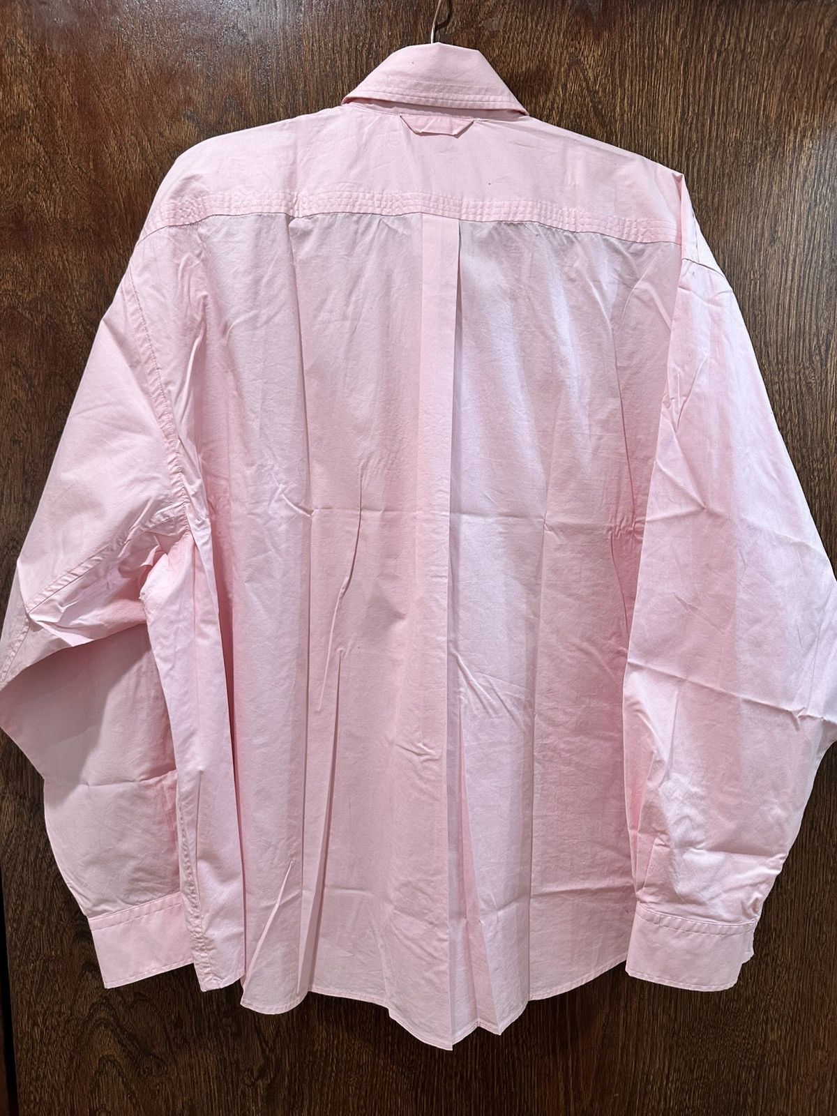 Acne Studios Acne Studios Tape-detail Pink Classic-collar Shirt Men's M Size US M / EU 48-50 / 2 - 5 Thumbnail