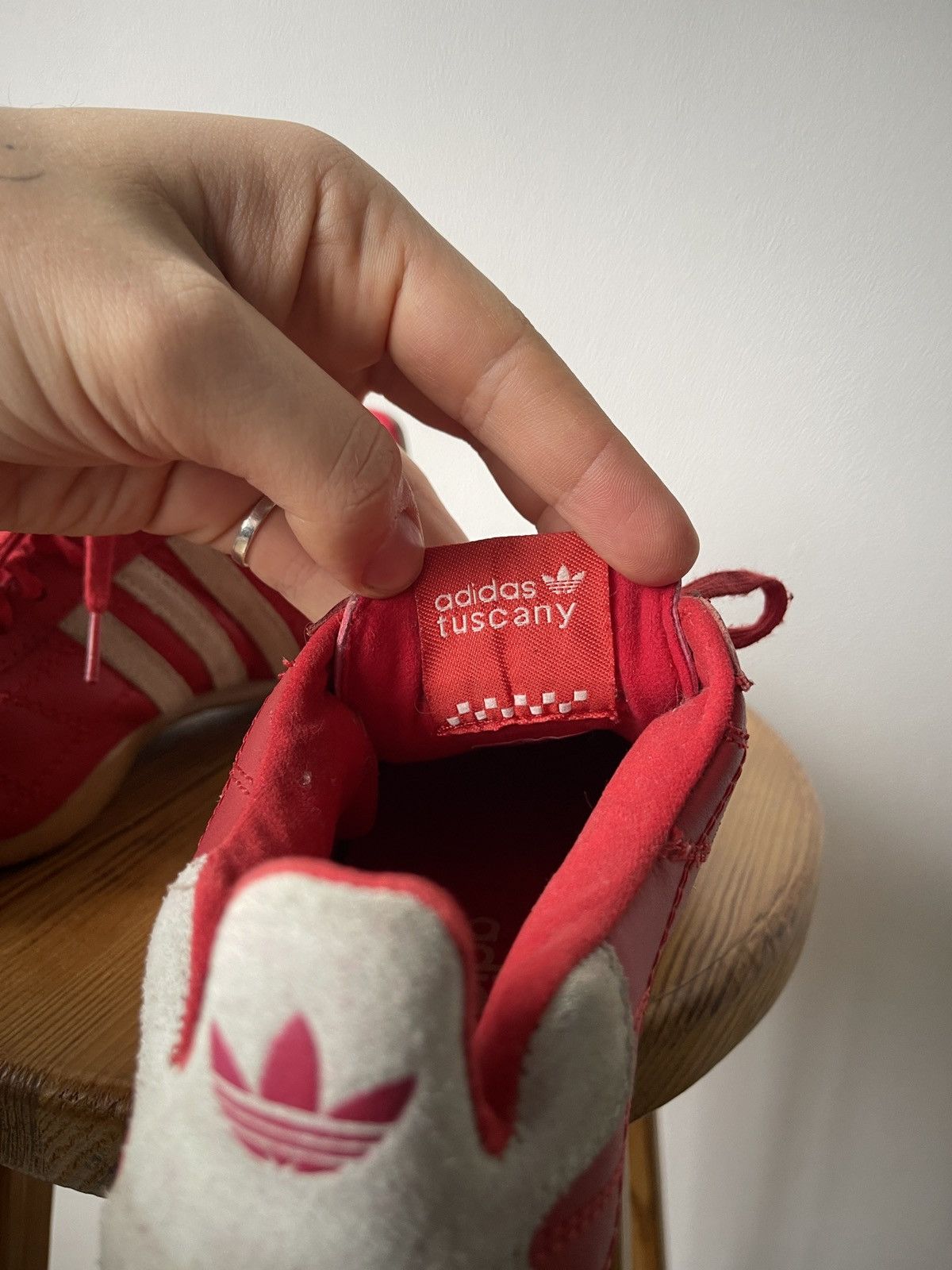 Adidas Vintage Adidas Tuscany Goodyear Racing Shoes Red US5/UK4.5 Size US 5 / IT 35 - 9 Thumbnail