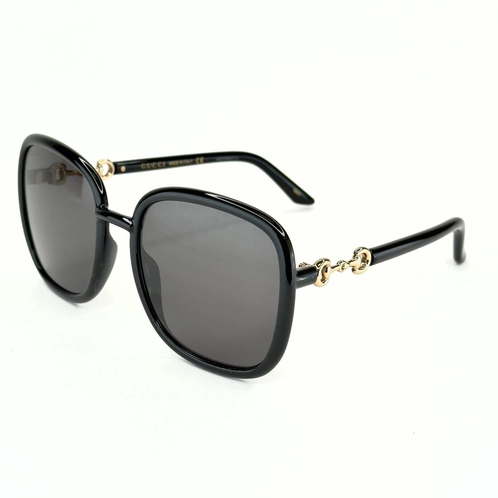 Gucci GUCCI Gg0893s Horsebit 0893 Gold 001 Fashion Sunglasses Size ONE SIZE - 6 Thumbnail