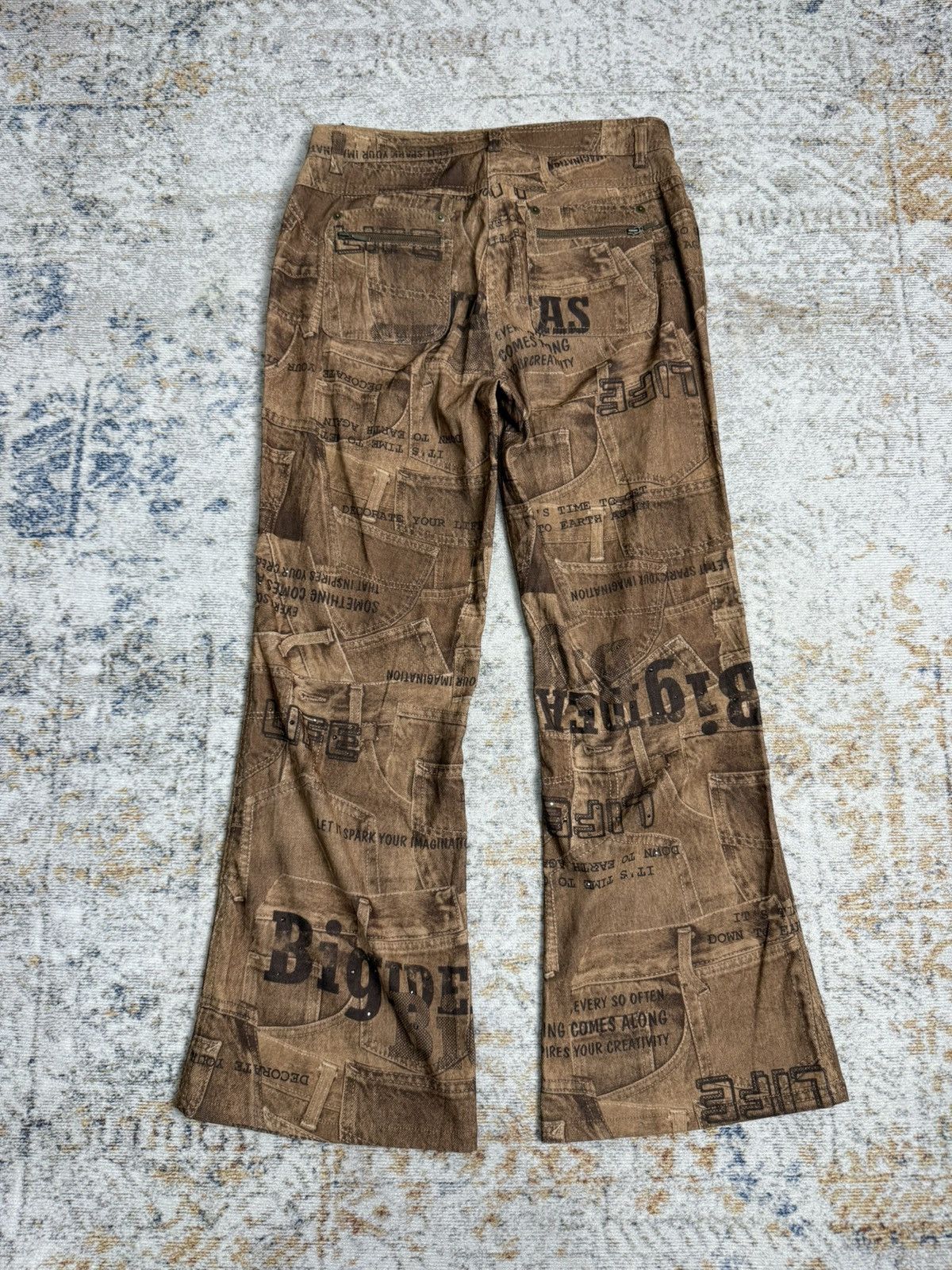 Tornado Mart La moda poji y2k style pants Size US 28 / EU 44 - 4 Thumbnail