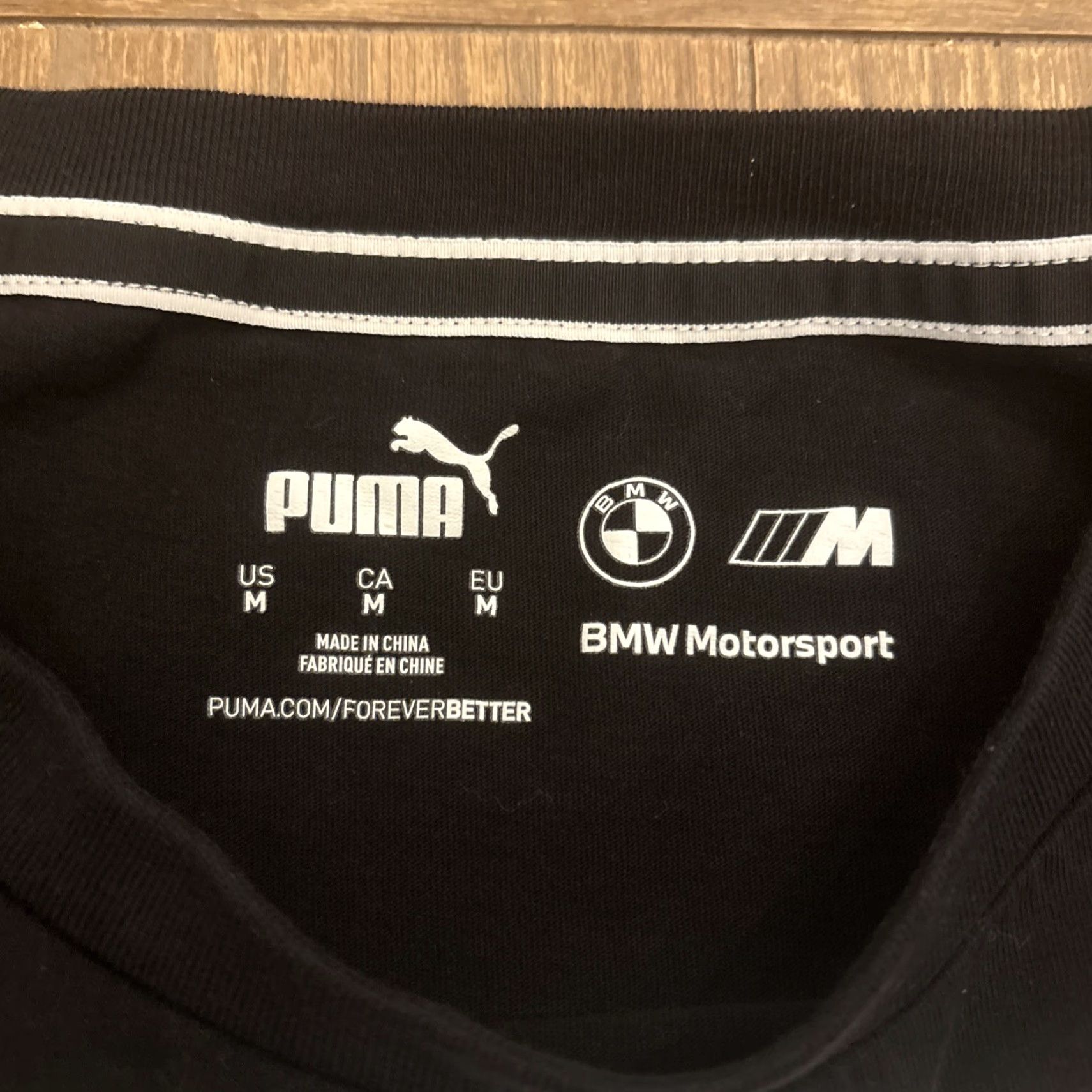 Puma PUMA BMW Motorsports M3 Racing God Speed Graphic T Shirt Black M Men Regular Crew Neck Short Sleeve Size US M / EU 48-50 / 2 - 4 Thumbnail