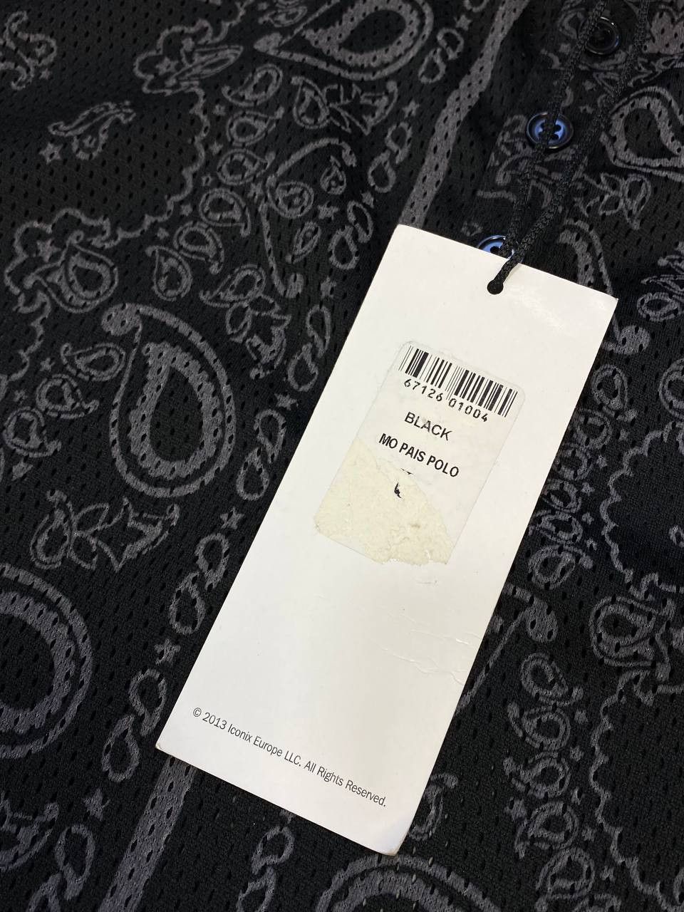 Mossimo Mossimo MSSO 86 Paisley AOP Polo Shirt Size US L / EU 52-54 / 3 - 11 Thumbnail