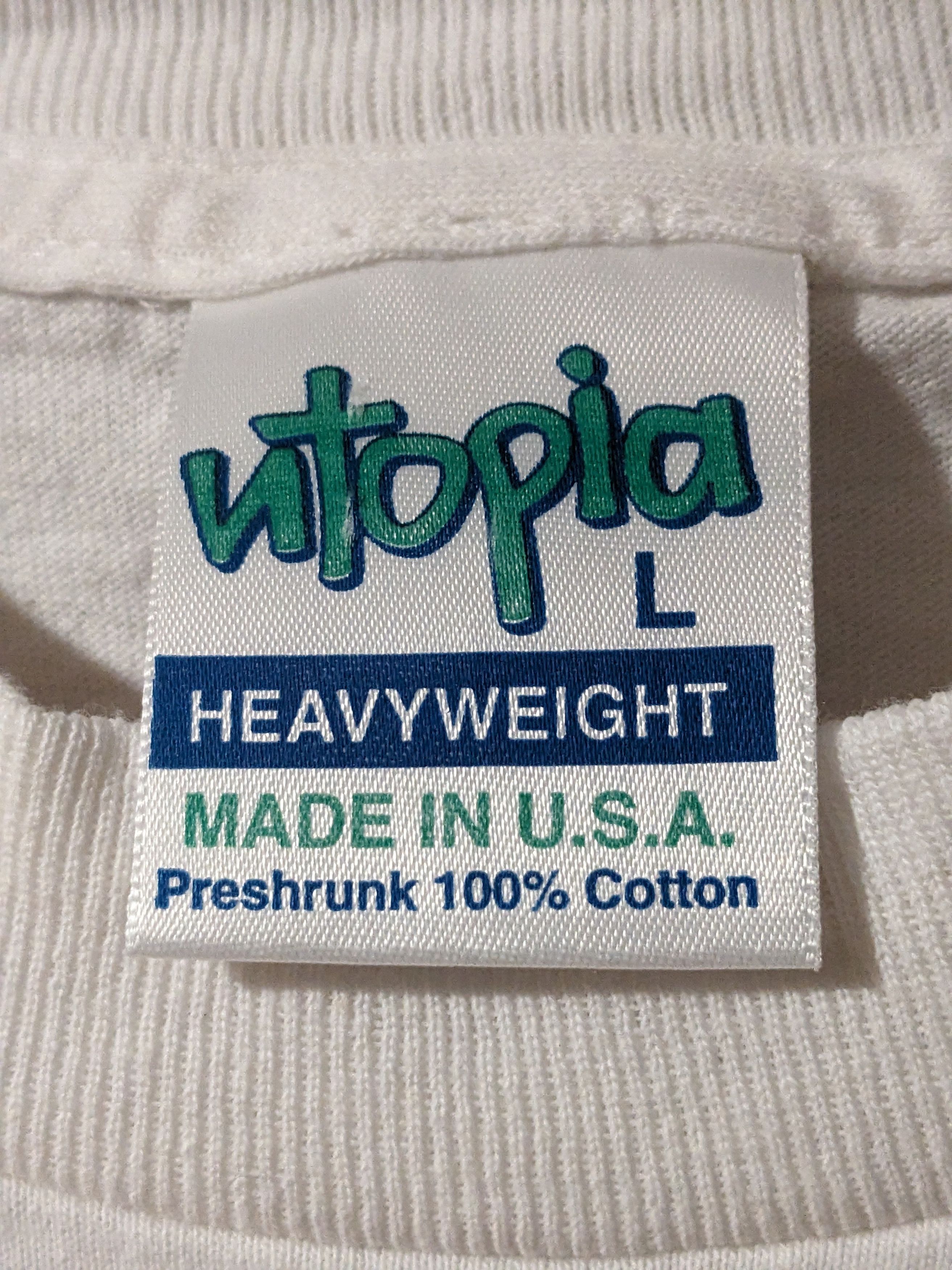 Vintage Vintage 90s Utopia Sport If I Am Not a Courteous T-Shirt Size US L / EU 52-54 / 3 - 5 Thumbnail
