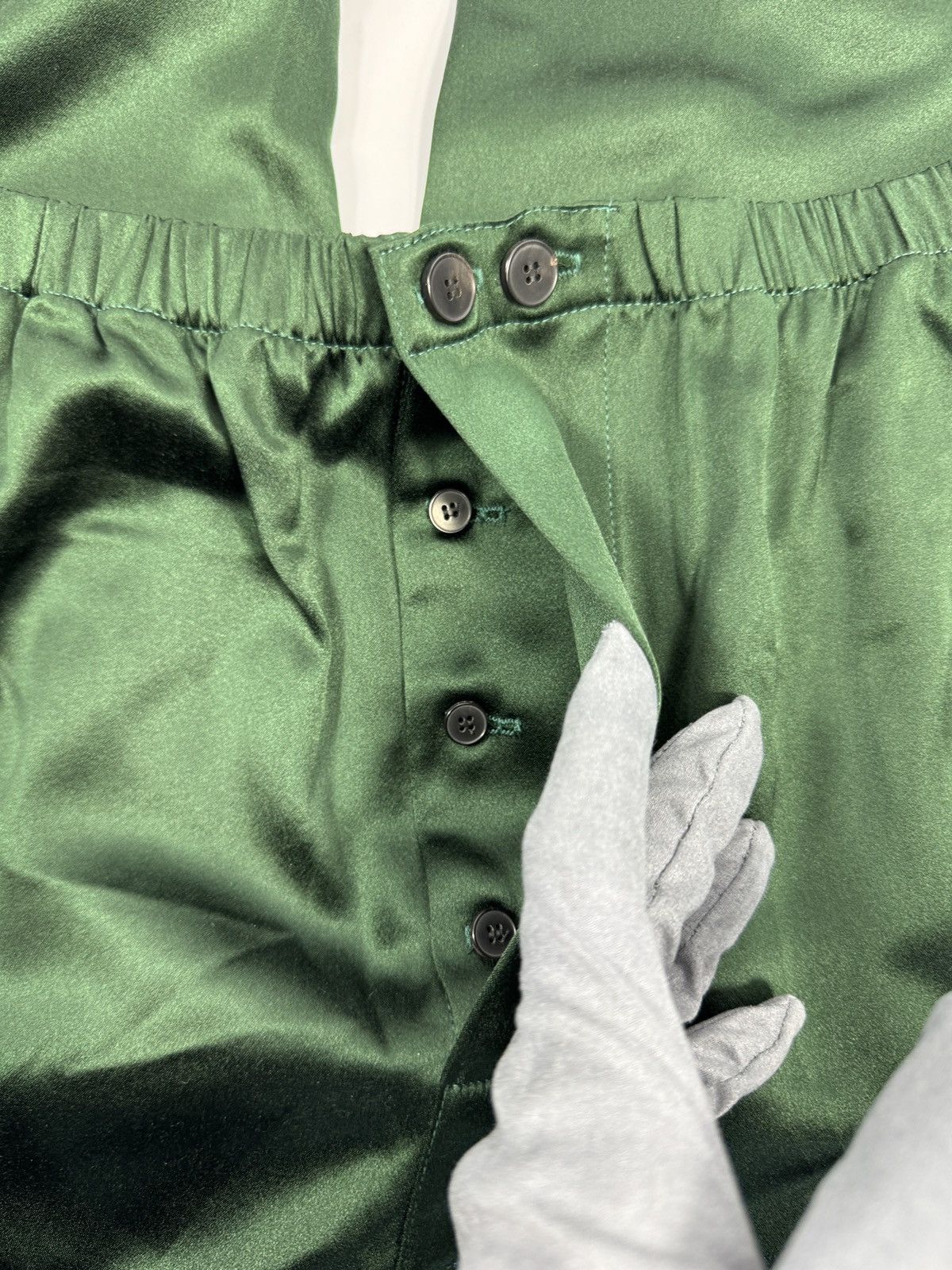 Enfants Riches Deprimes Logo-Embroidered Horn Button Pure Silk-Satin Pyjama Set RARE Size US S / EU 44-46 / 1 - 14 Thumbnail