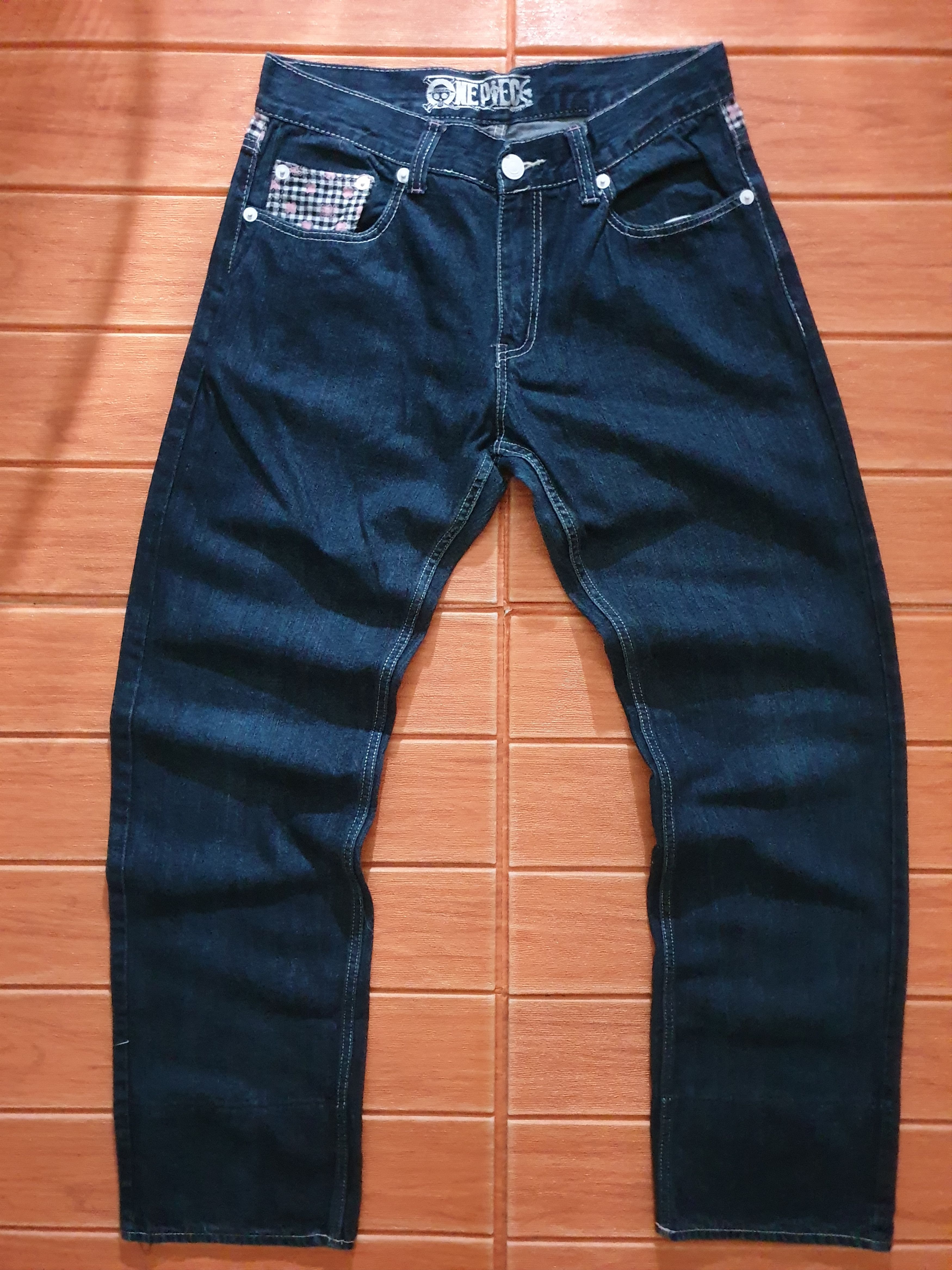 Japanese Brand One piece Japanese anime denim pant Size US 32 / EU 48 - 5 Thumbnail