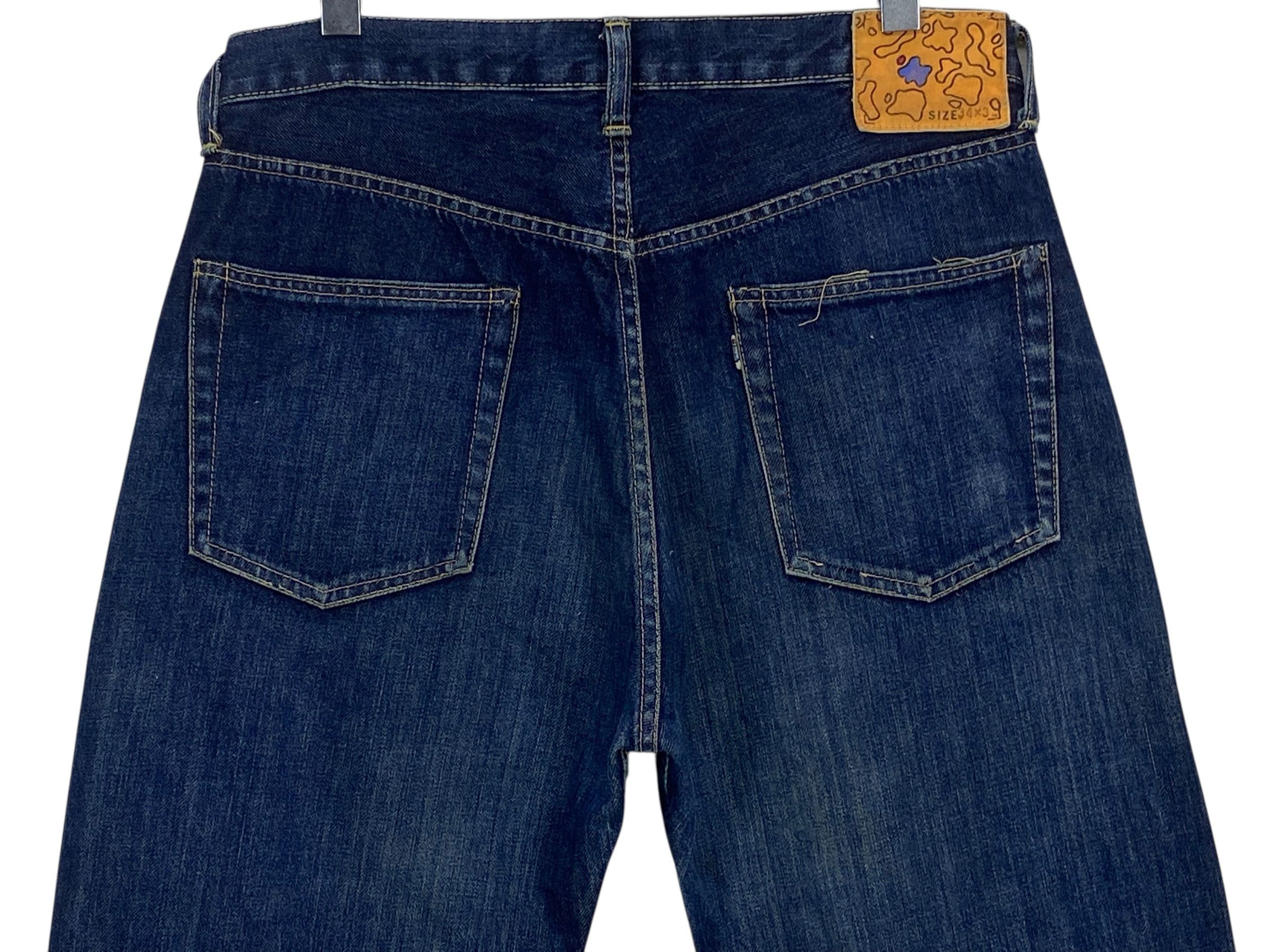 Other Bleach Go Like Selvedge Denim Jeans Baggy Jeans Pants Size US 34 / EU 50 - 8 Thumbnail