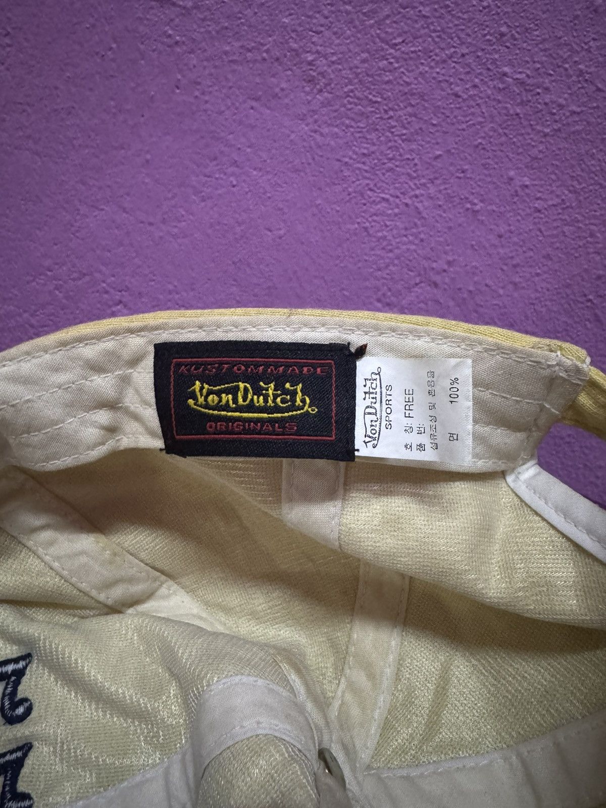 Von Dutch Von Dutch Strapback Cap Hat One Size Size ONE SIZE - 5 Thumbnail