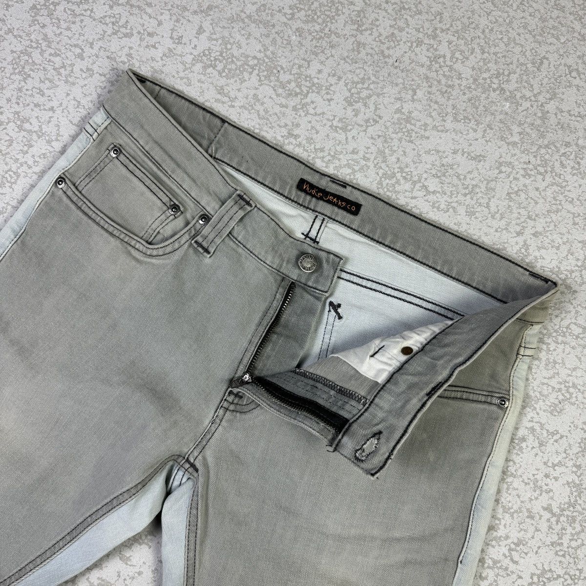 Nudie Jeans 🔥Nudie Tight Long John 2 tone Jeans Size US 32 / EU 48 - 13 Thumbnail