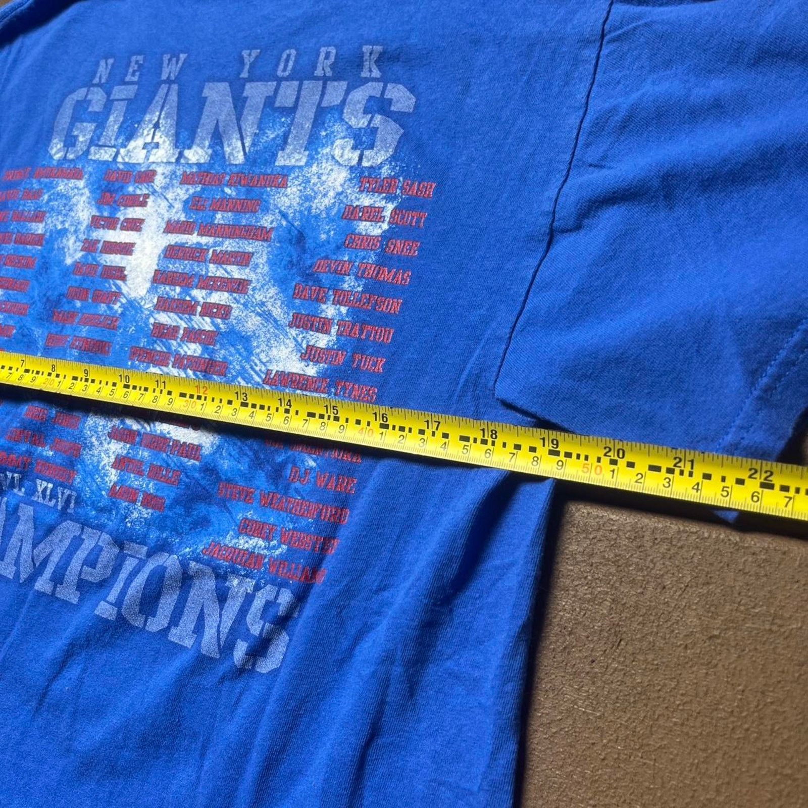 NFL New York Giants NFL Super Bowl Champions Shirt Size US M / EU 48-50 / 2 - 5 Thumbnail