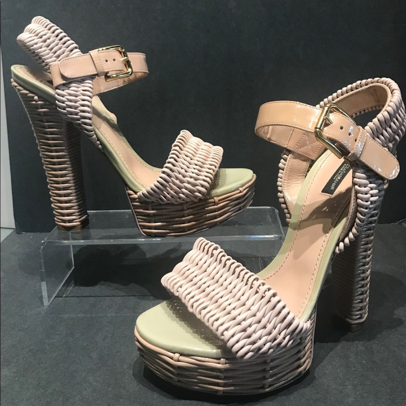 Dolce & Gabbana Dolce & Gabbana HH platform w/ woven details Size US 10 / IT 40 - 2 Thumbnail