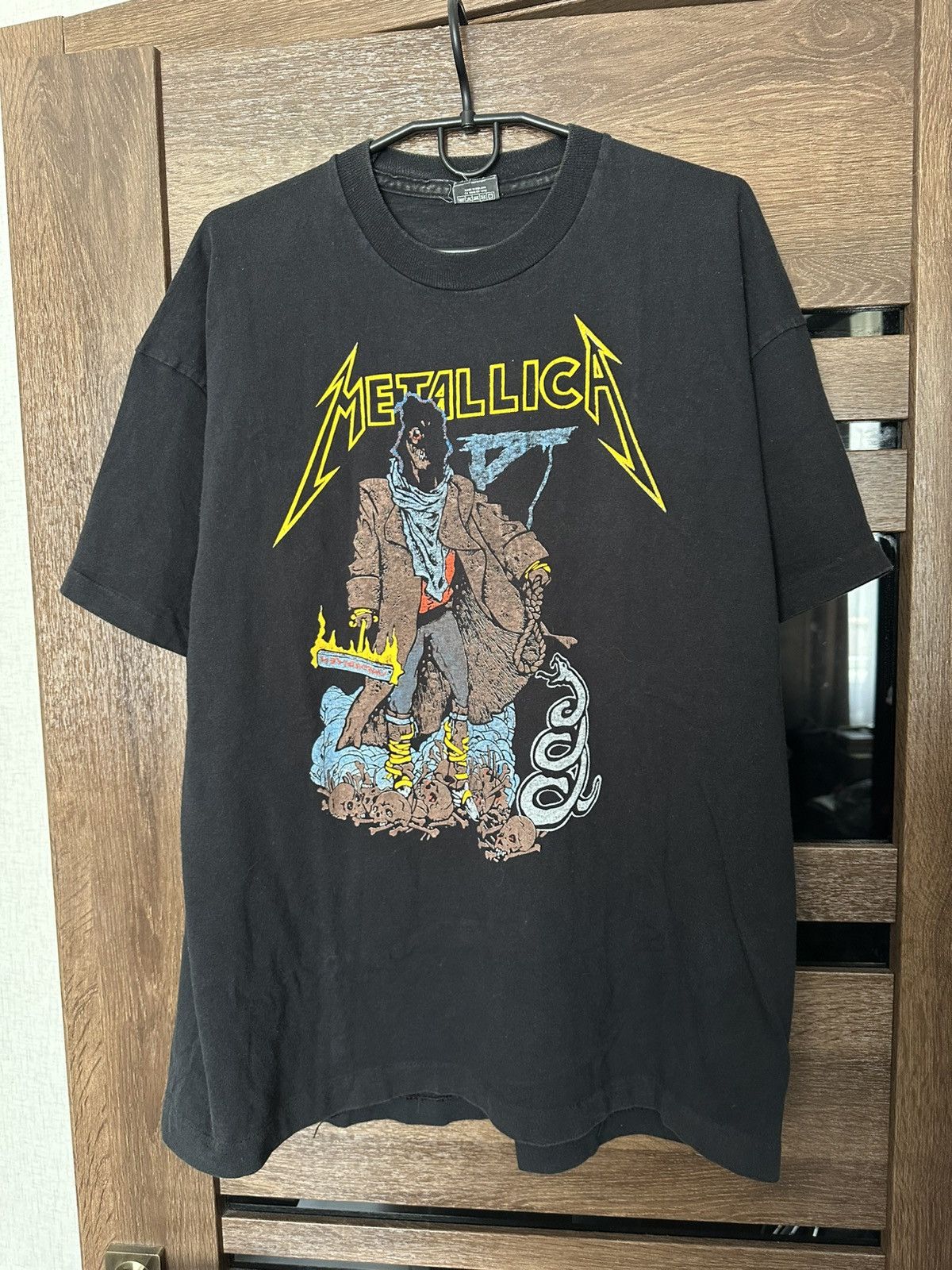 Metallica 1992 Metallica Unforgiven Pushead Vintage Band T-Shirt Tee Size US XL / EU 56 / 4 - 1 Thumbnail