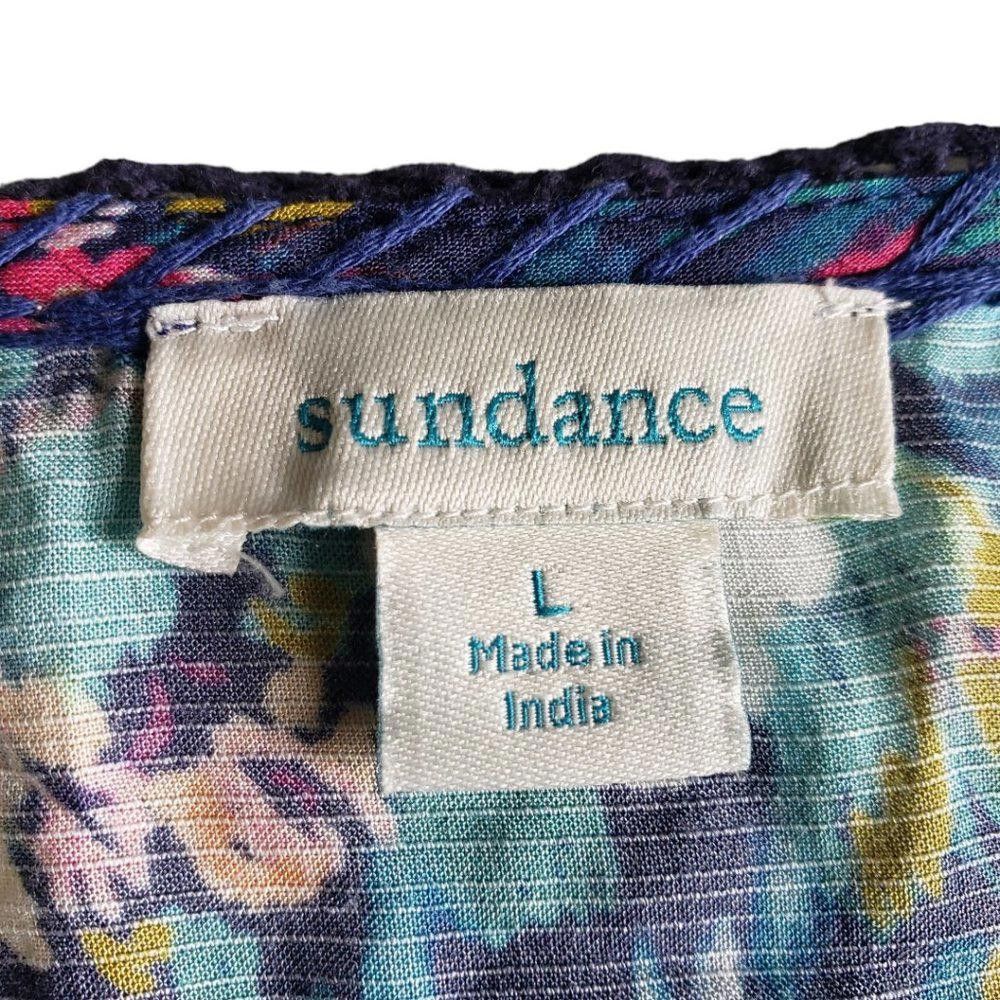 Sundae School CT342 Sundance two-piece Mini Blue Floral Flare Dress L Size L / US 10 / IT 46 - 12 Thumbnail